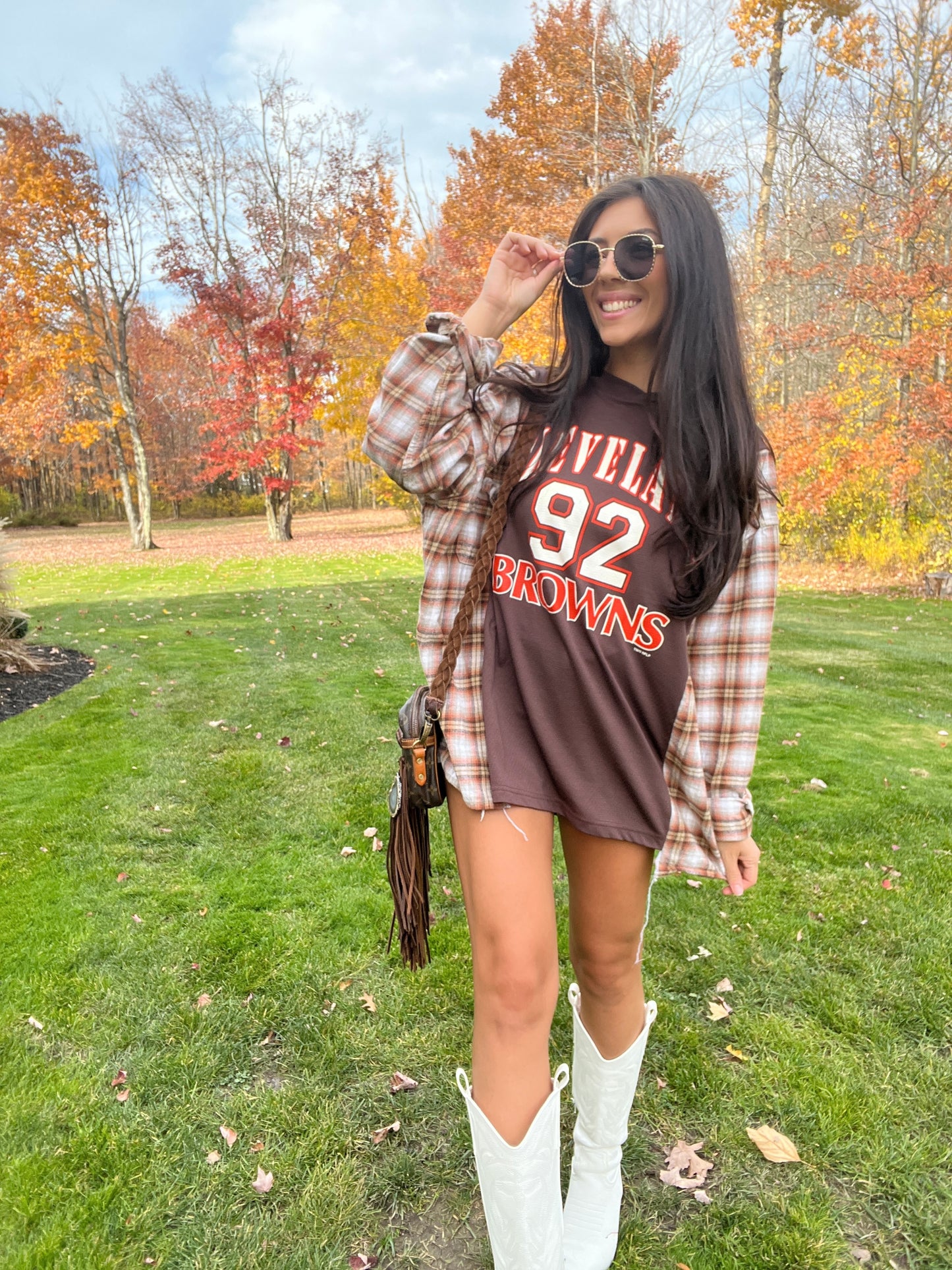 #92 BROWN JERSEY X FLANNEL