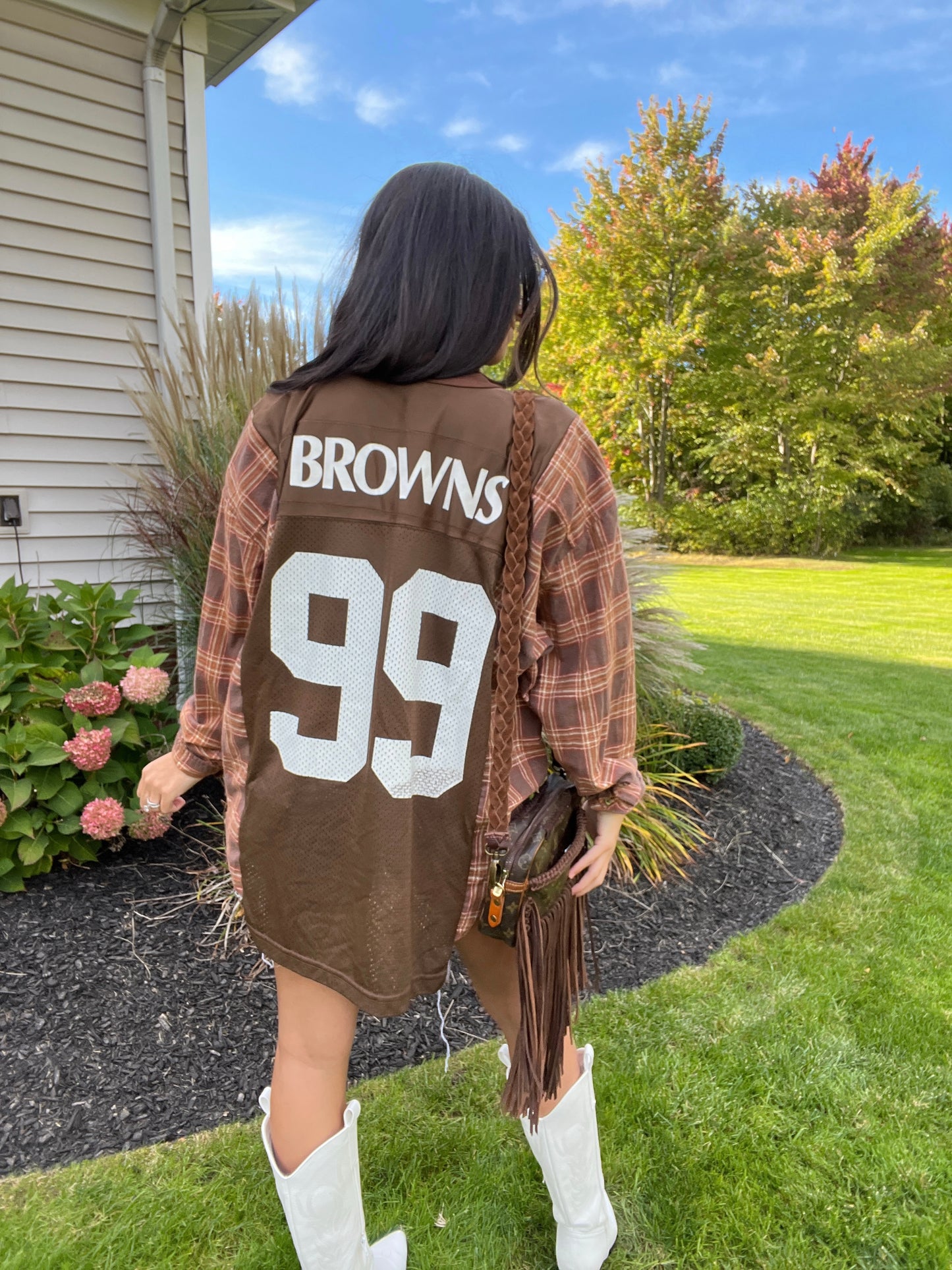 99 BROWNS JERSEY X FLANNEL