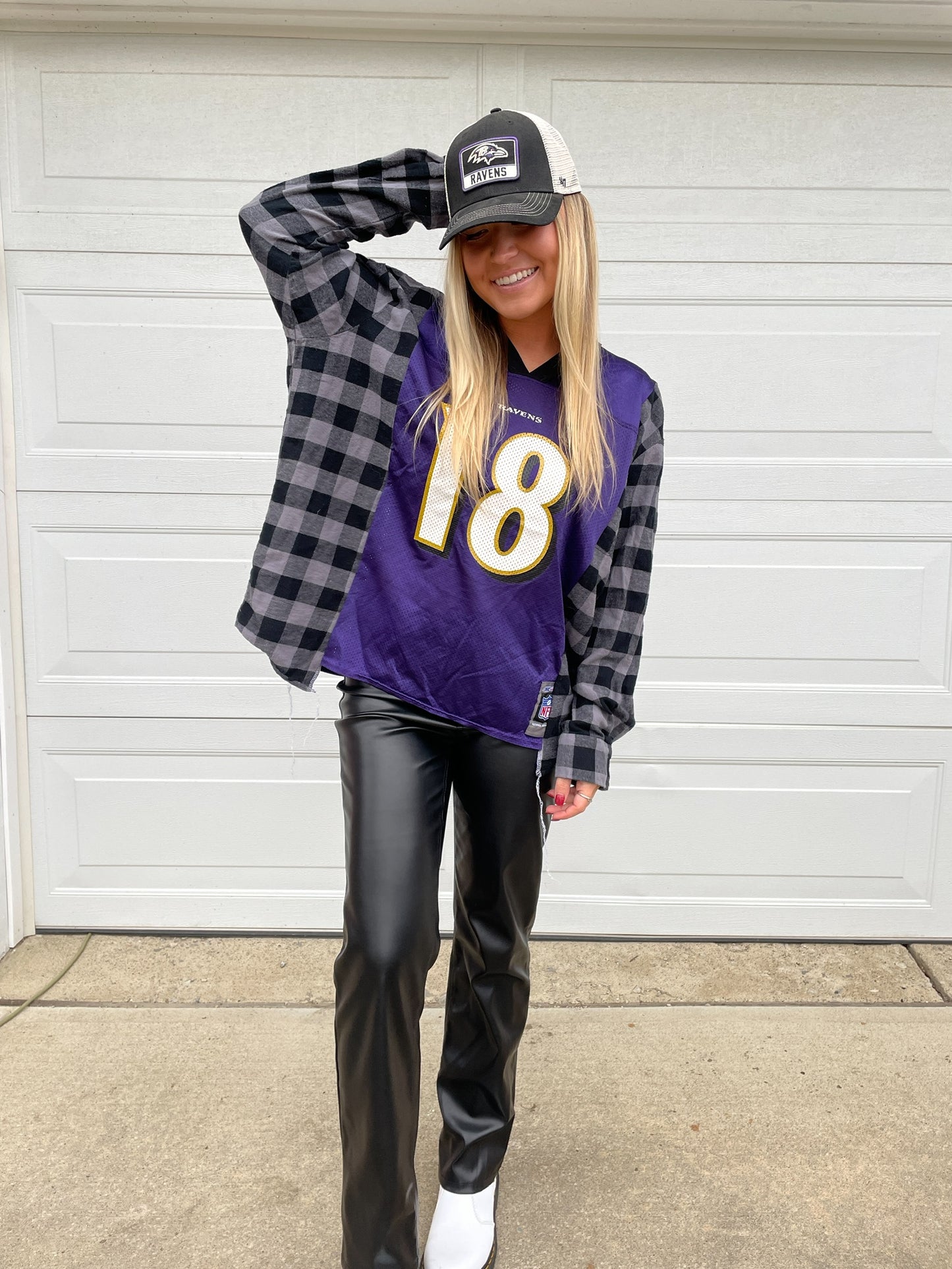 #18 GRBAC RAVENS JERSEY X FLANNEL