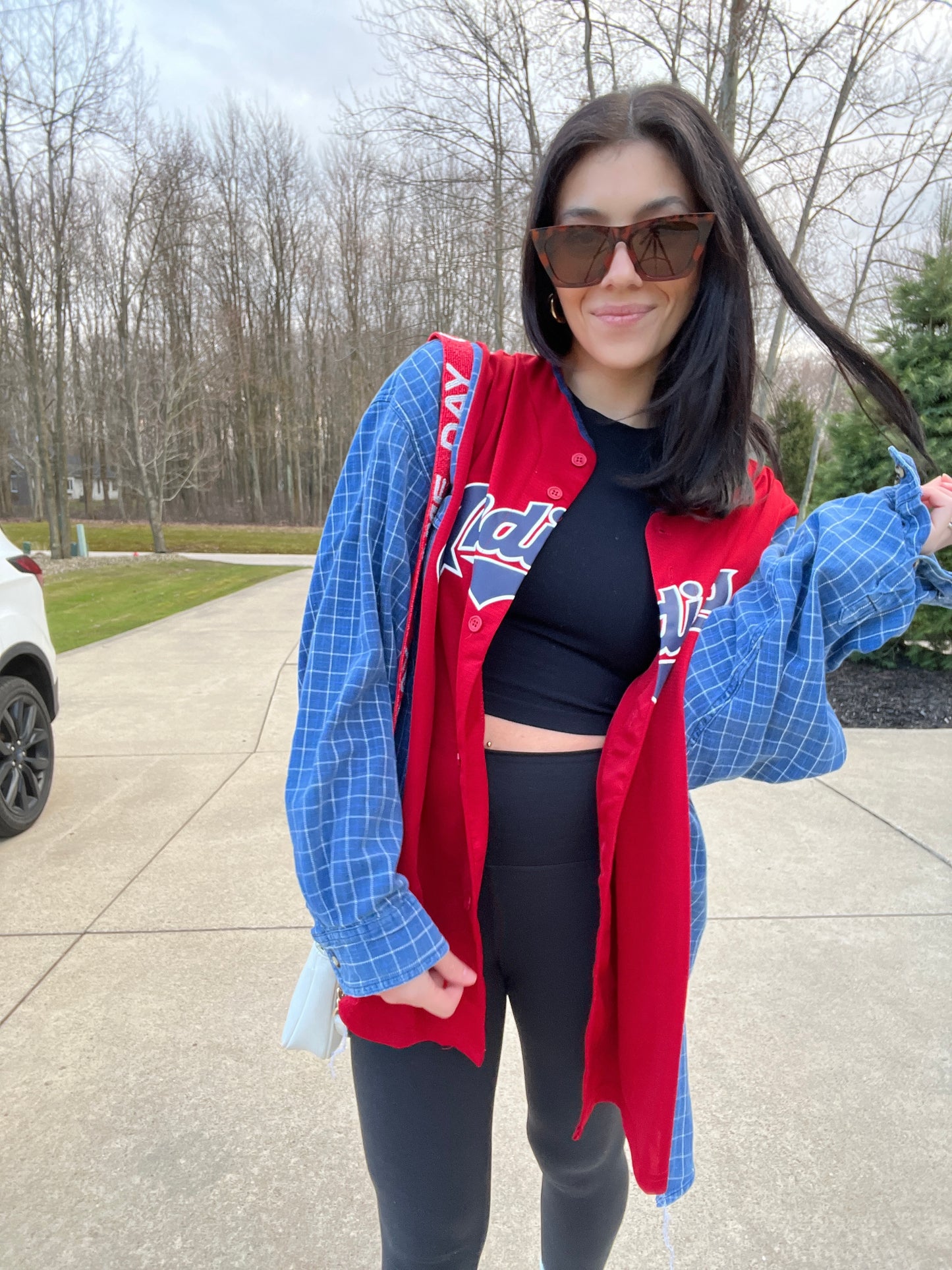 CLEVELAND BASEBALL SANTANA JERSEY X DENIM