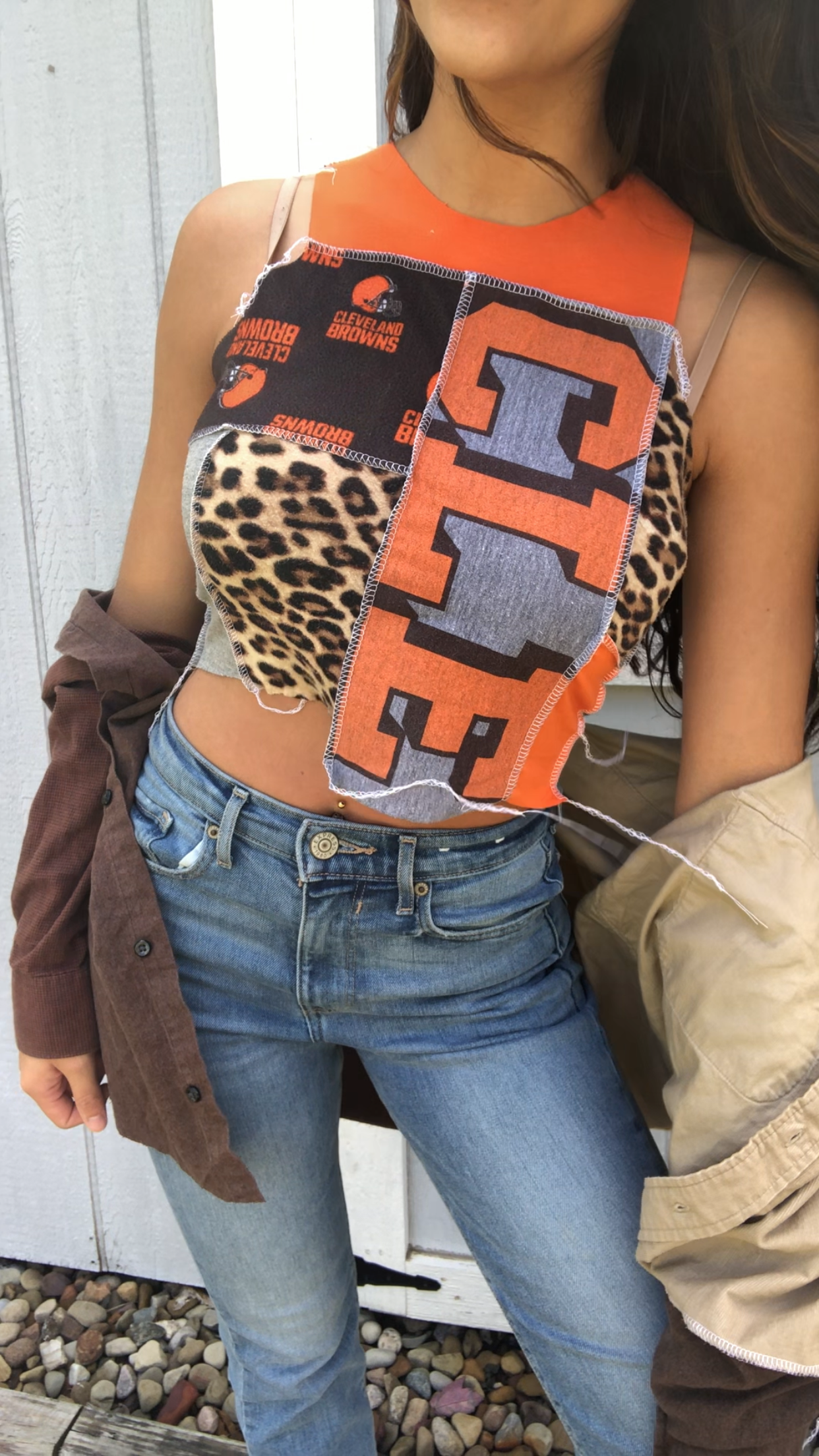 CHEETAH CLE PATCHWORK TANK