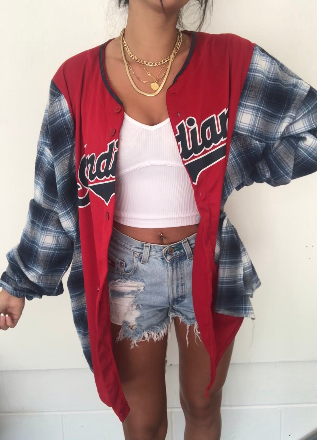 RED JERSEY FLANNEL