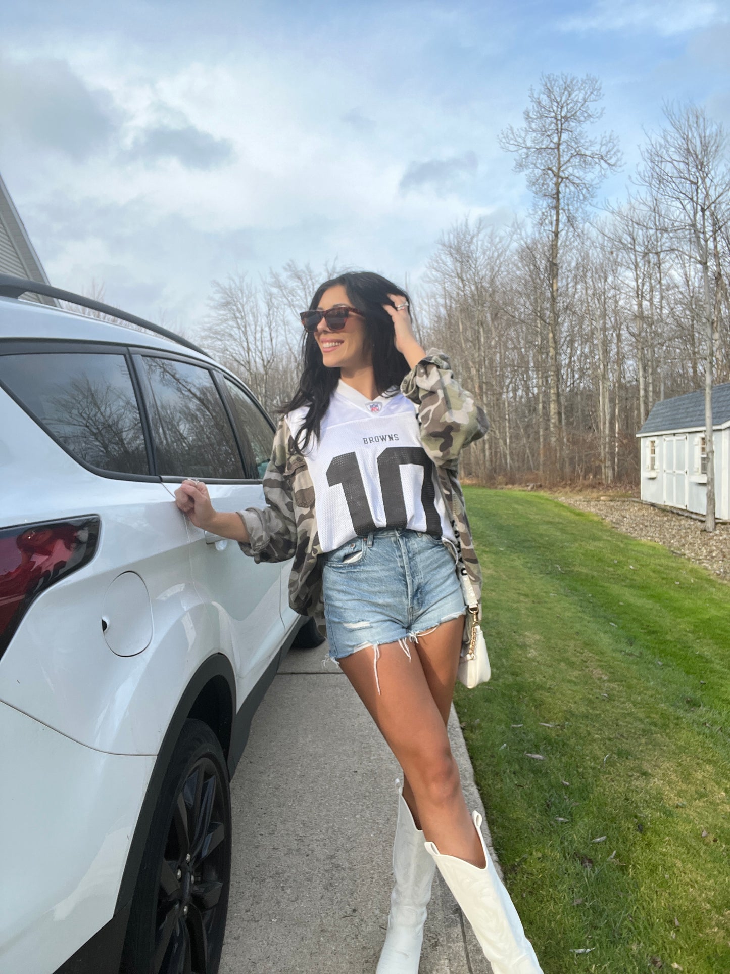 #10 HOLCOMB BROWNS JERSEY X CAMO