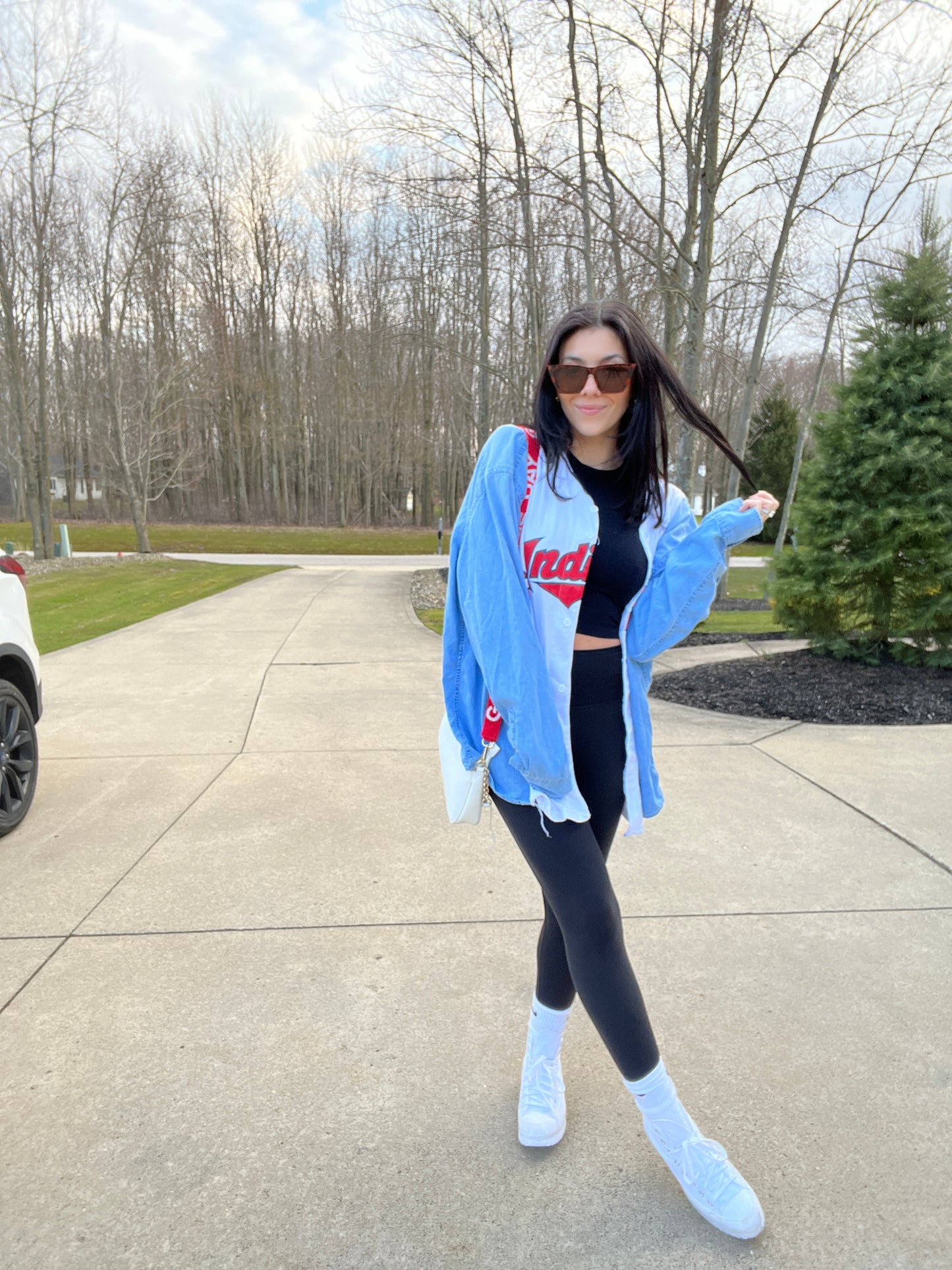 CLEVELAND BASEBALL HAND JERSEY X DENIM