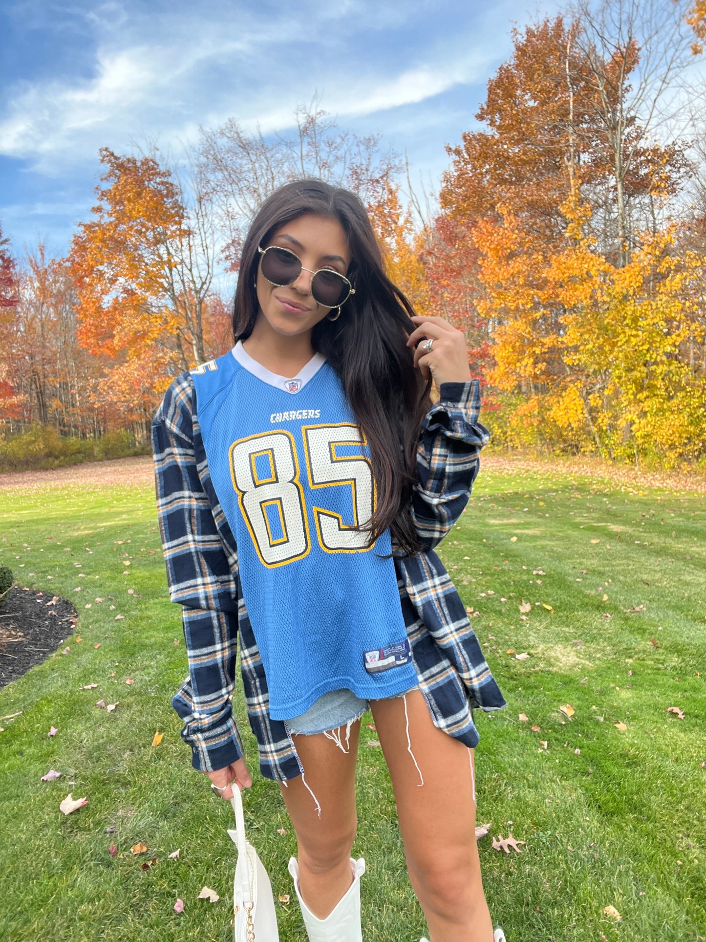 #85 GATES CHARGERS JERSEY X FLANNEL