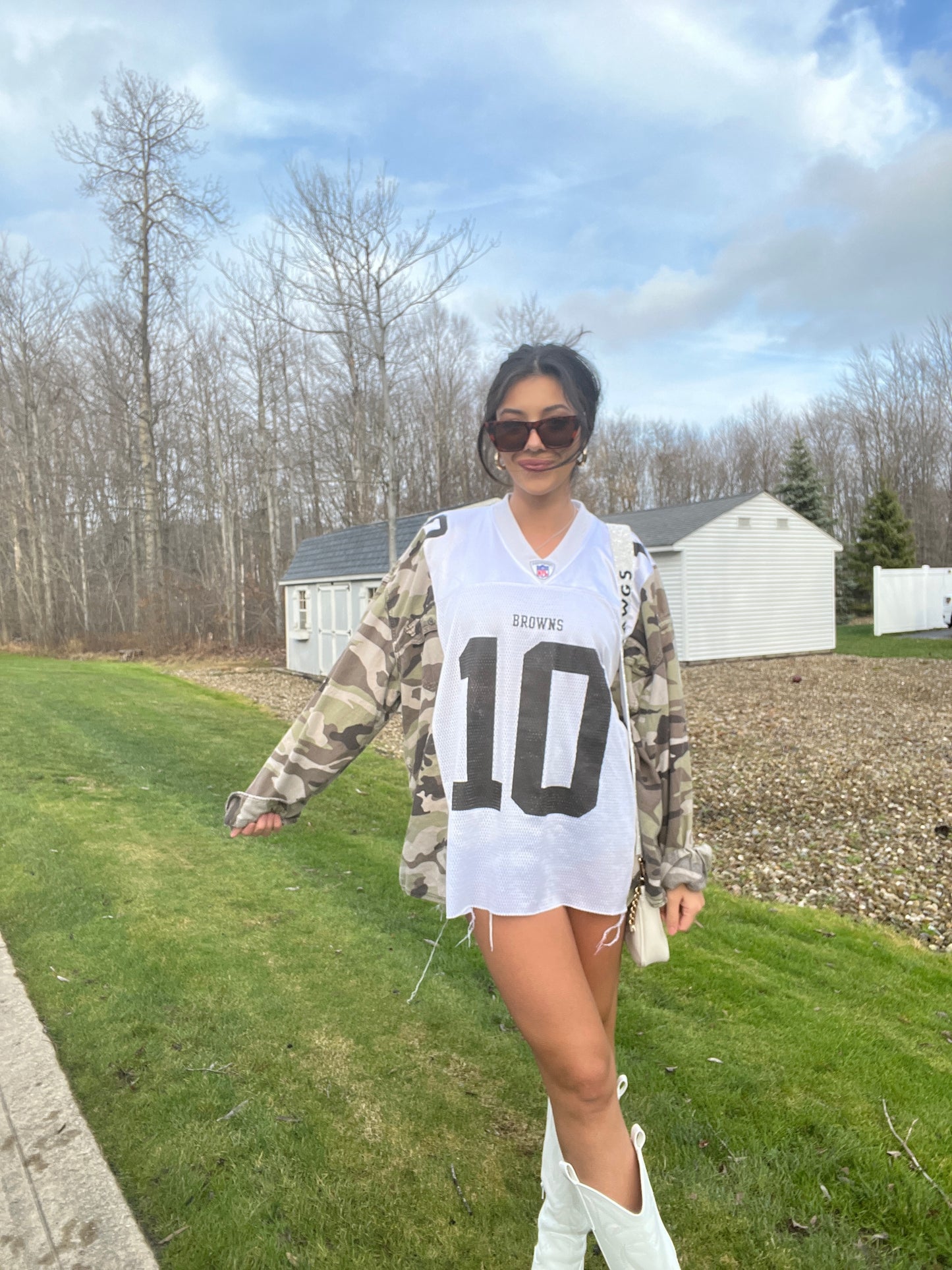 #10 HOLCOMB BROWNS JERSEY X CAMO