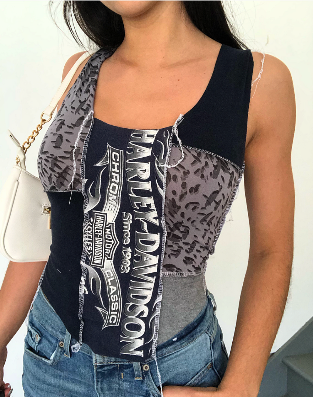 Harley Patchwork Tank