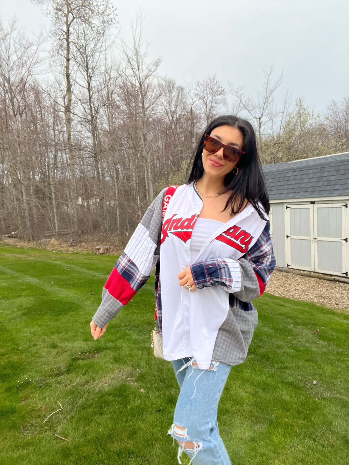 INDIANS PATCHWORK JERSEY X FLANNEL