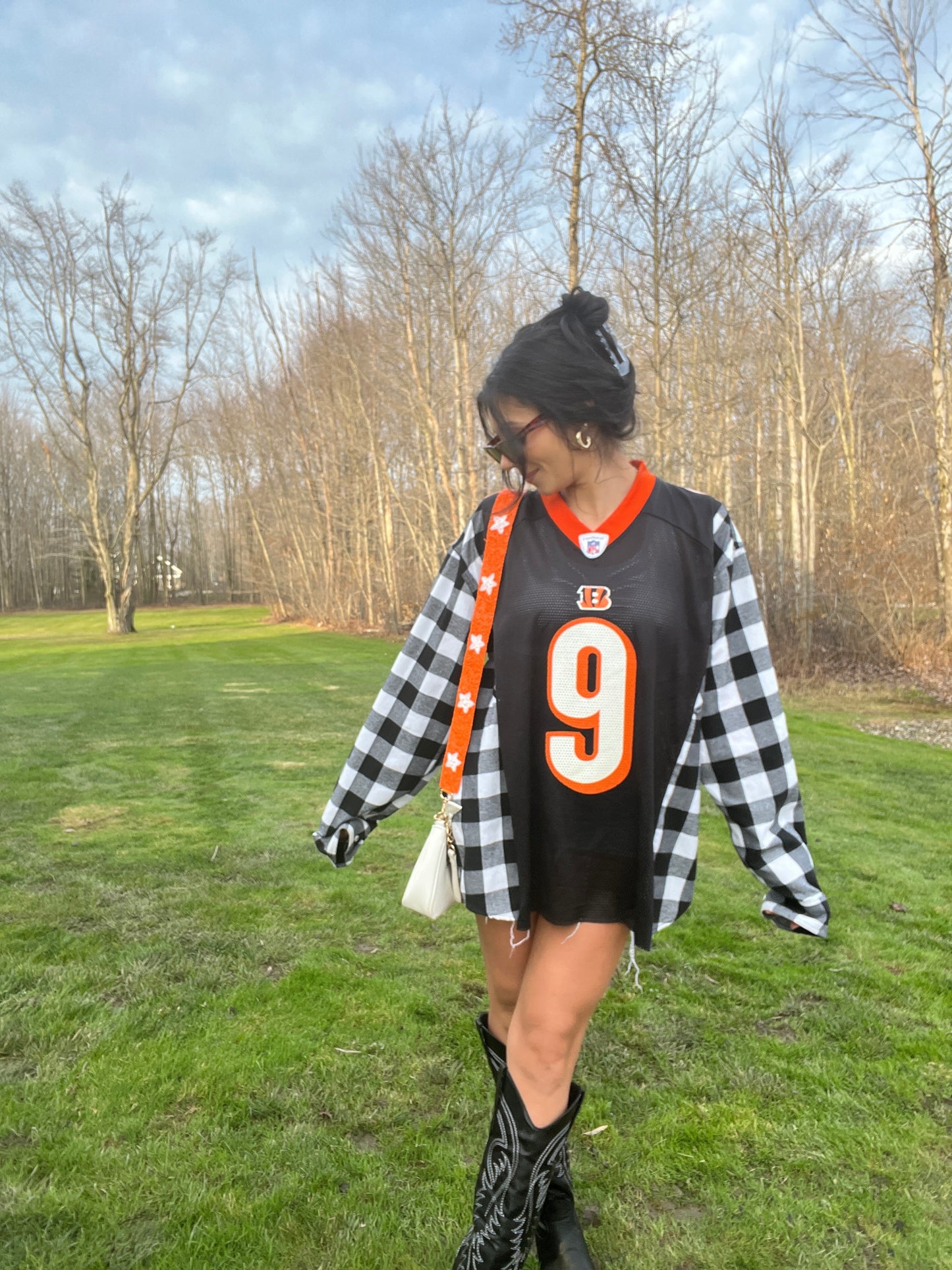 #9 PALMER BENGALS JERSEY X FLANNEL