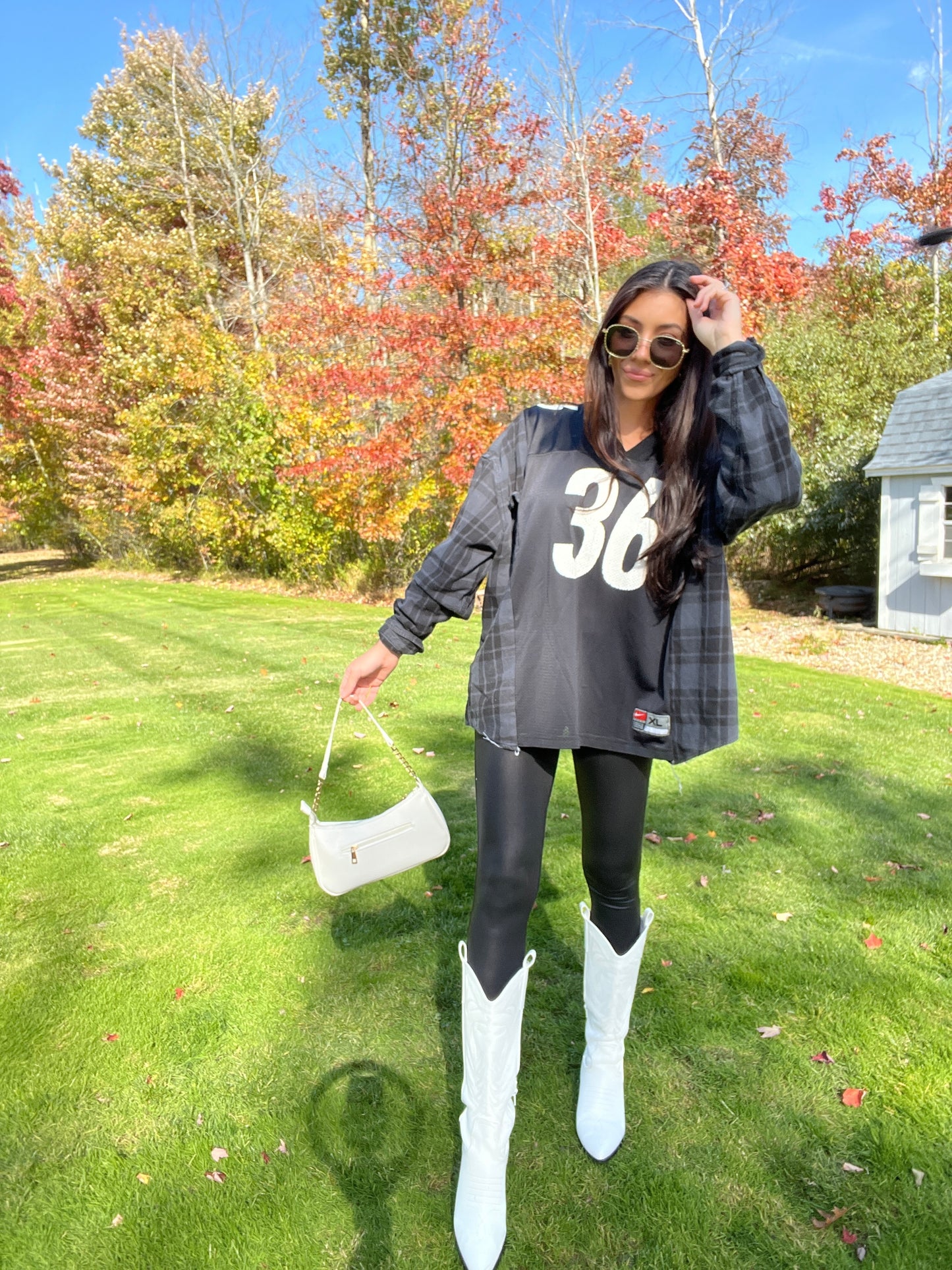 #36 BETTIS STEELERS JERSEY X FLANNEL