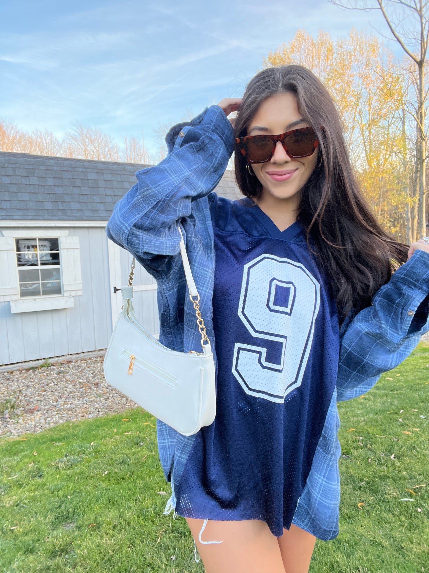 #9 ROMO COWBOYS JERSEY X FLANNEL