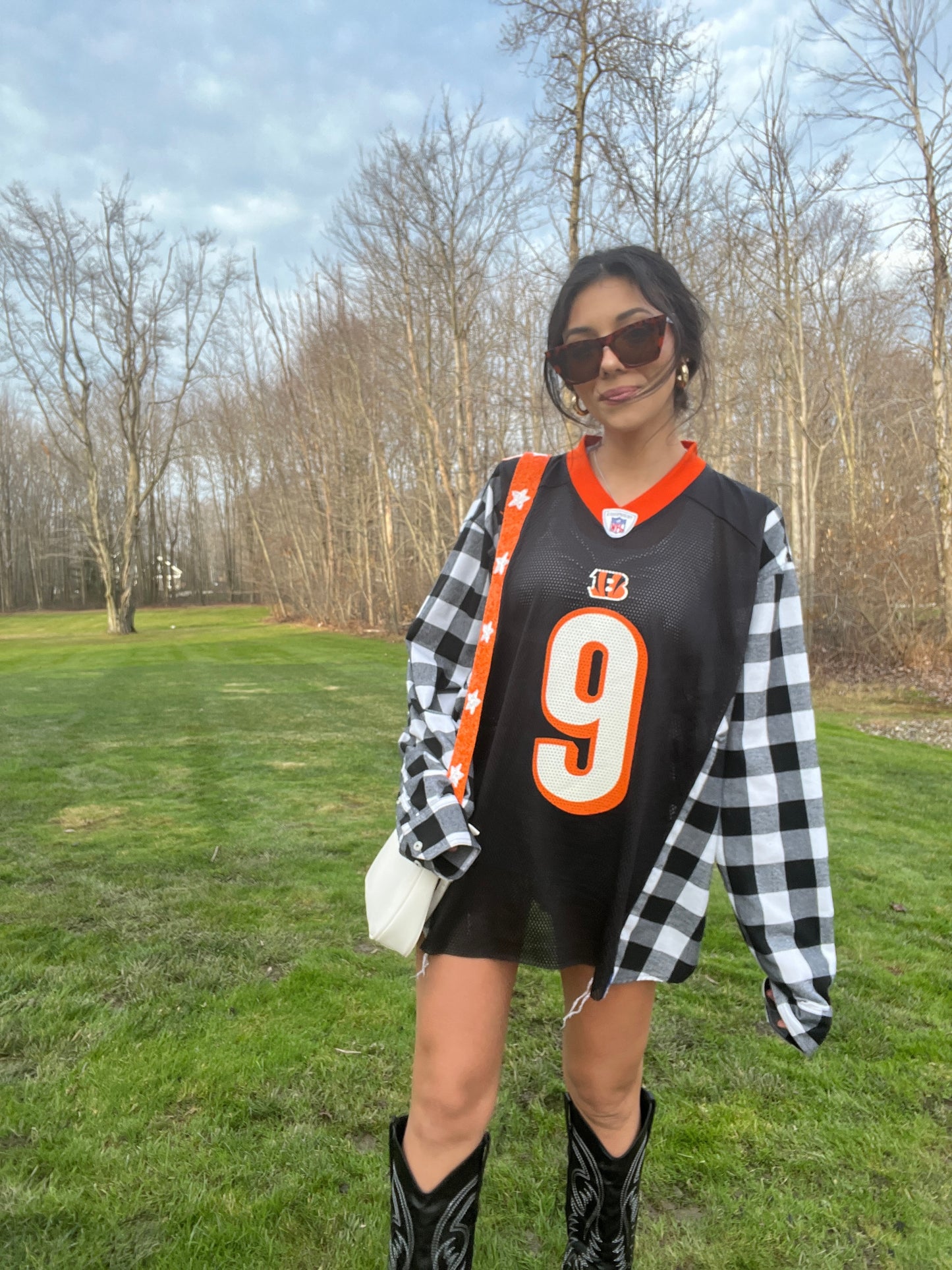 #9 PALMER BENGALS JERSEY X FLANNEL