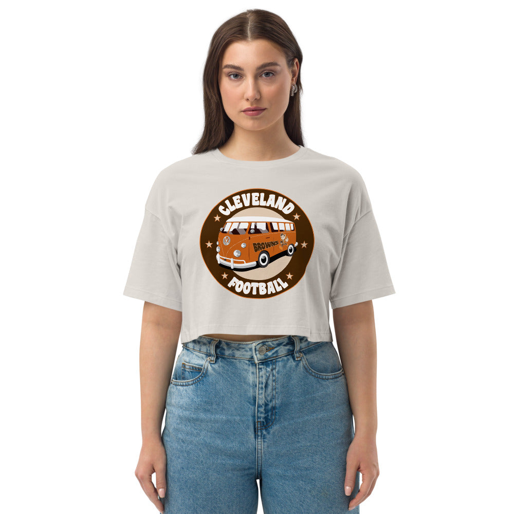 VINTAGE BUS LOOSE DROP CROP TOP