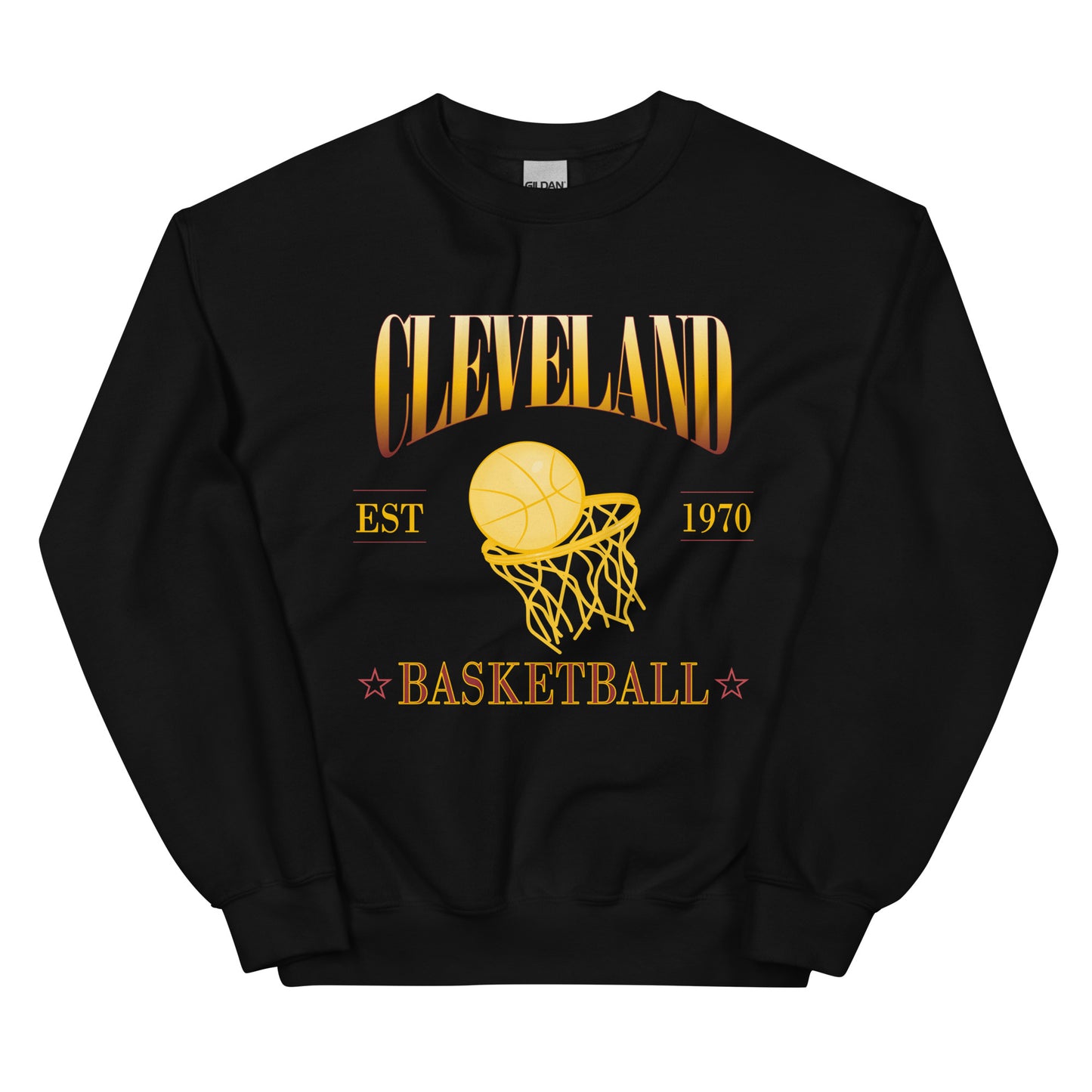CLASSIC CLEVELAND BASKETBALL CREWNECK