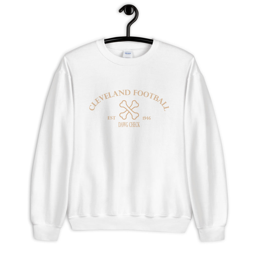 CLEVELAND FOOTBALL NEUTRAL UNISEX SWEATSHIRT