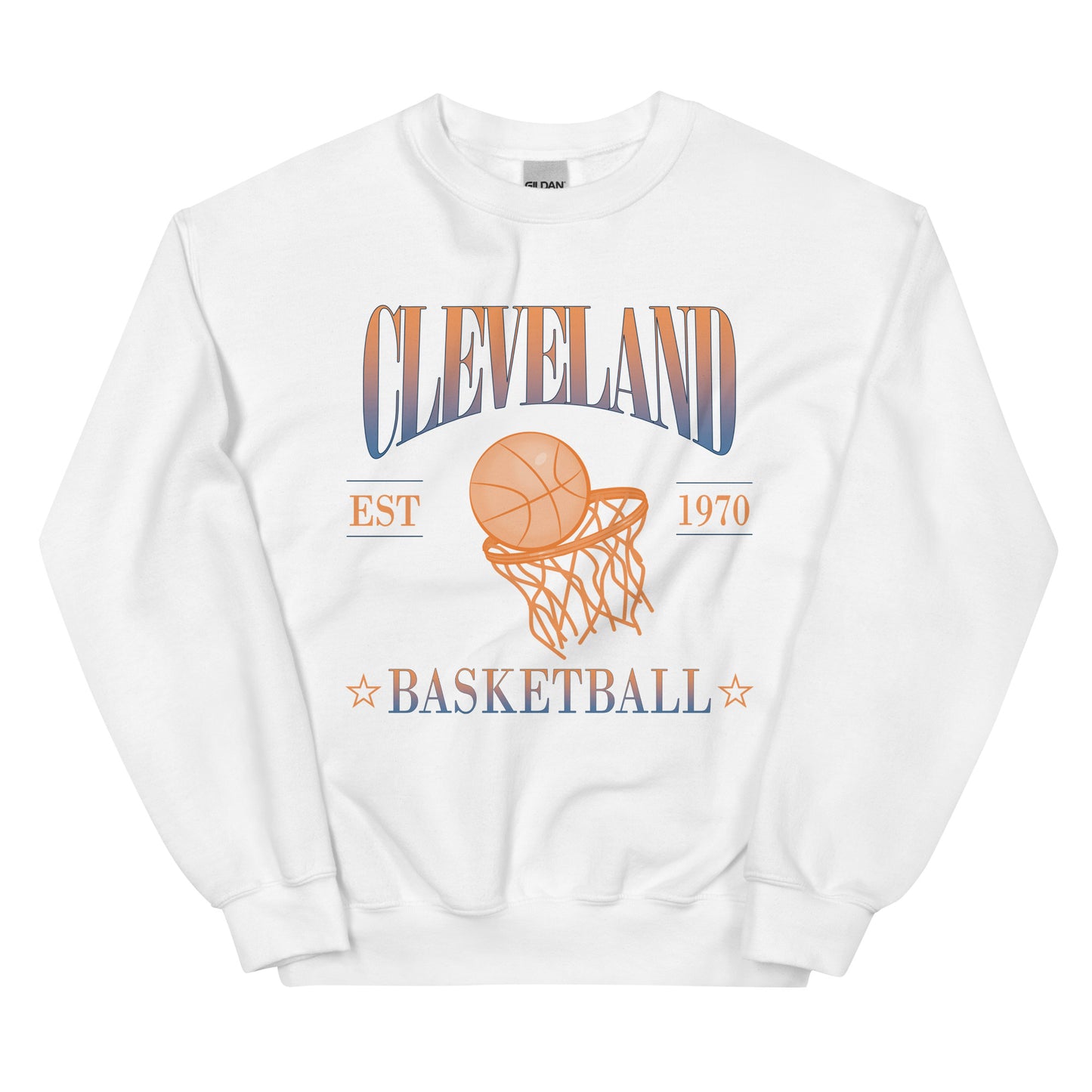 OLD SCHOOL CLEVELAND BASKETBALL CREWNECK