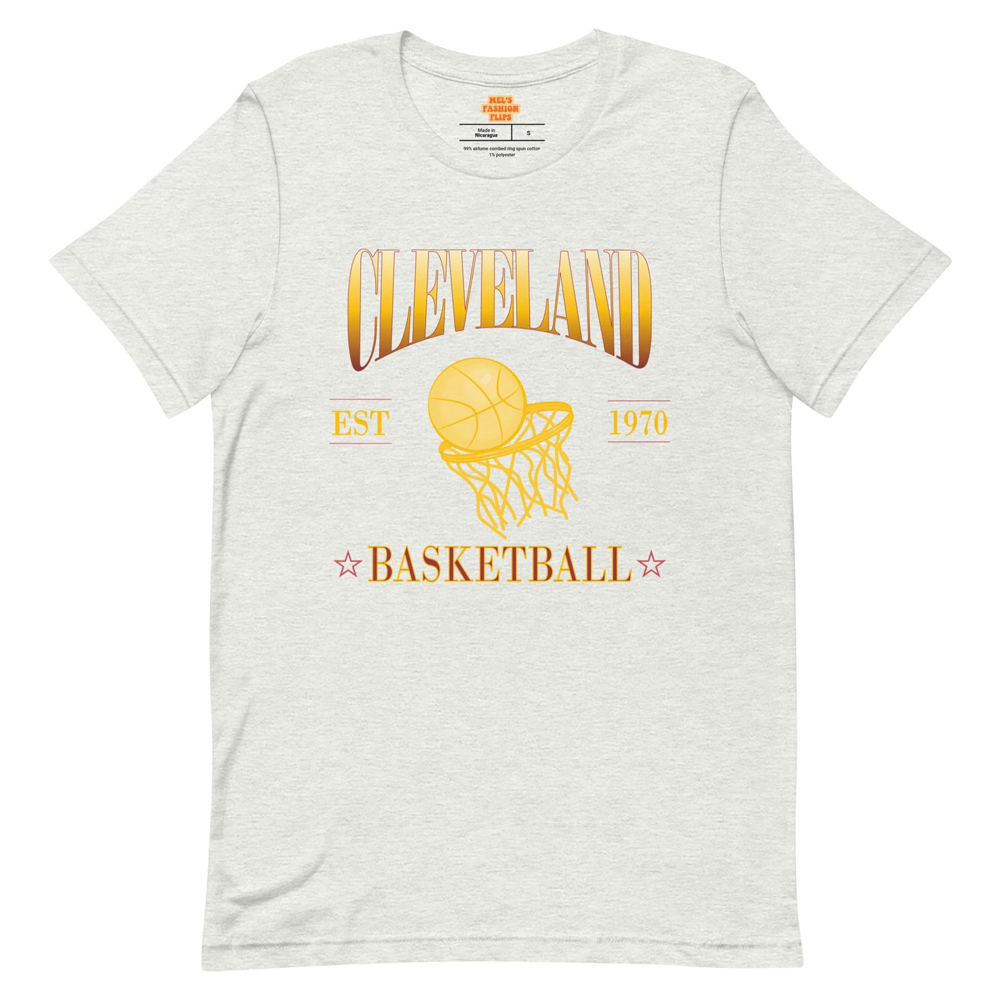 CLASSIC CLEVELAND BASKETBALL T-SHIRT