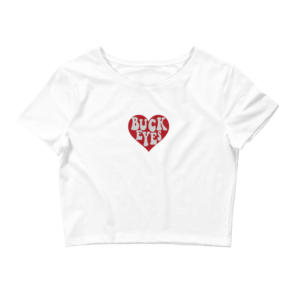 I HEART BUCKEYES BABY TEE