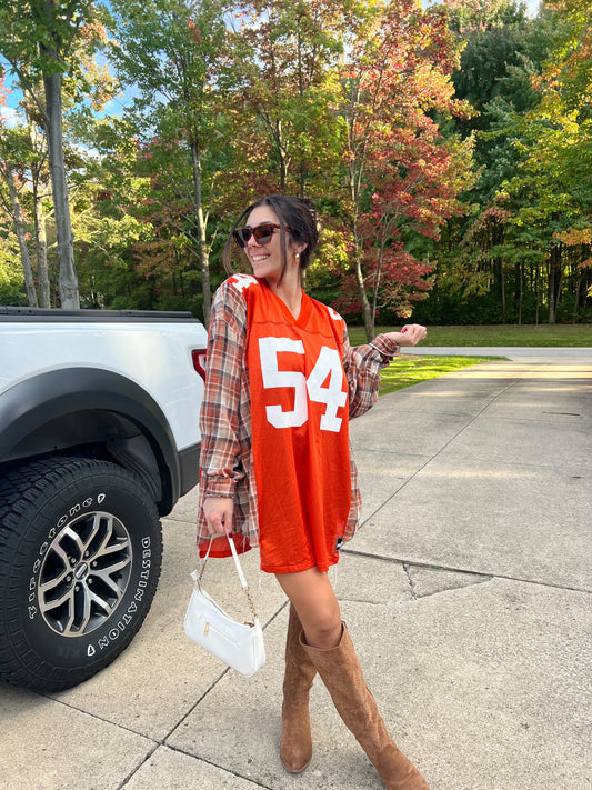 #54 Spielman BROWNS JERSEY X FLANNEL