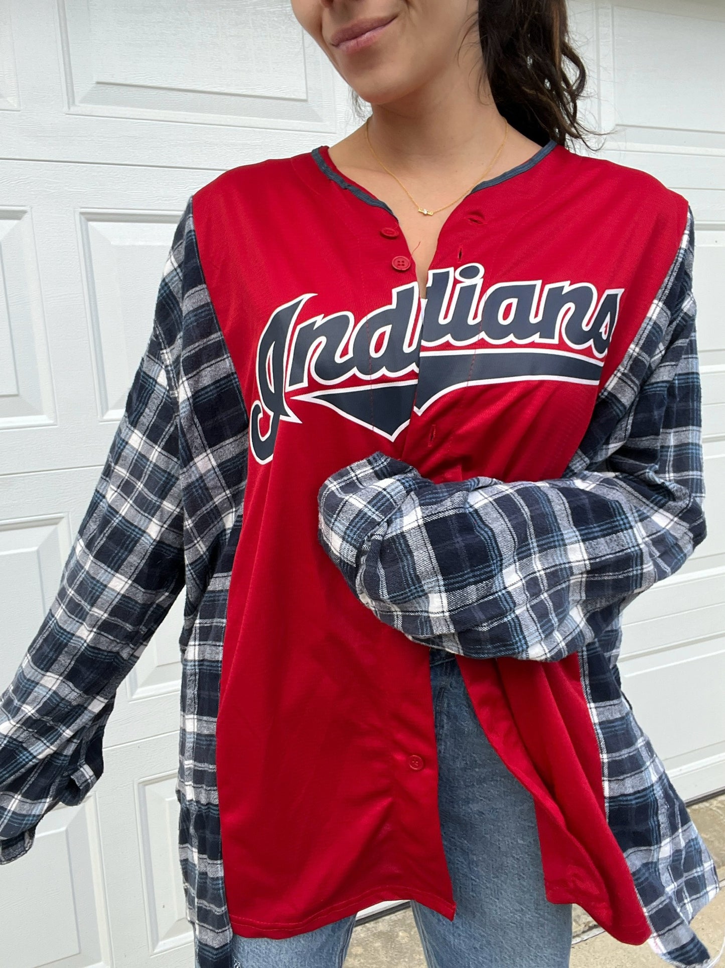 INDIANS JERSEY FLANNEL- Mercado