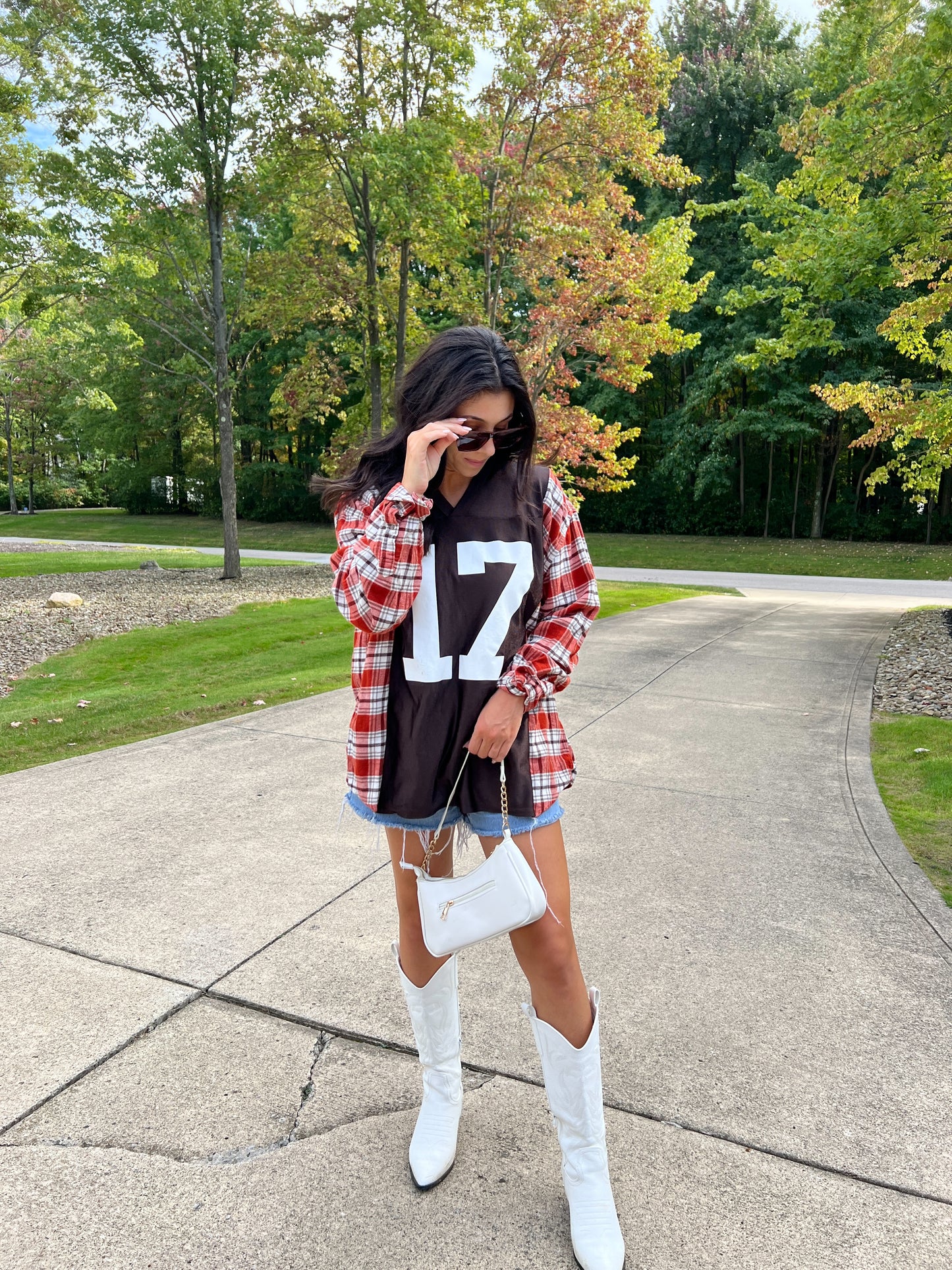 #17 BROWNS JERSEY X FLANNEL