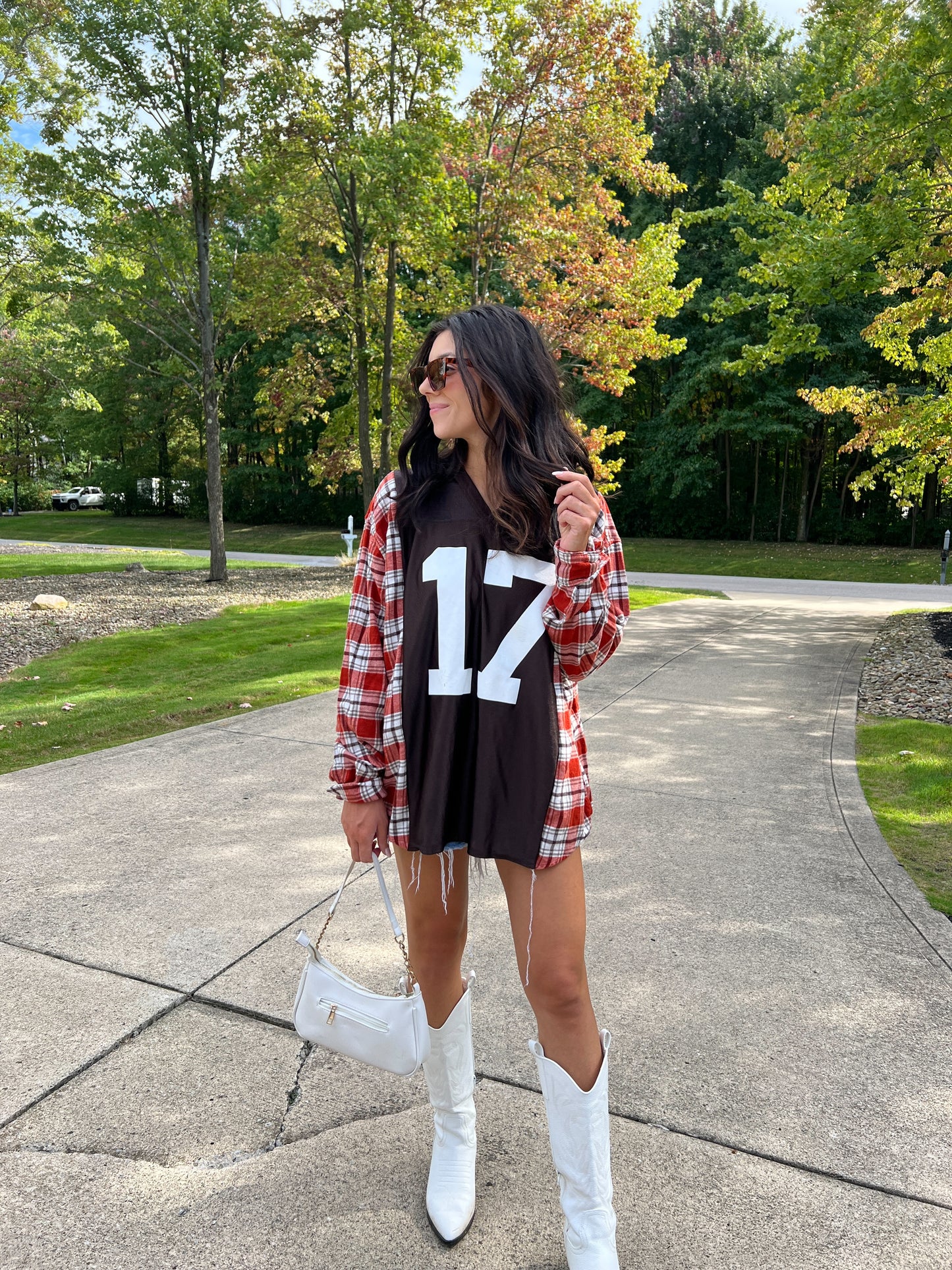 #17 BROWNS JERSEY X FLANNEL