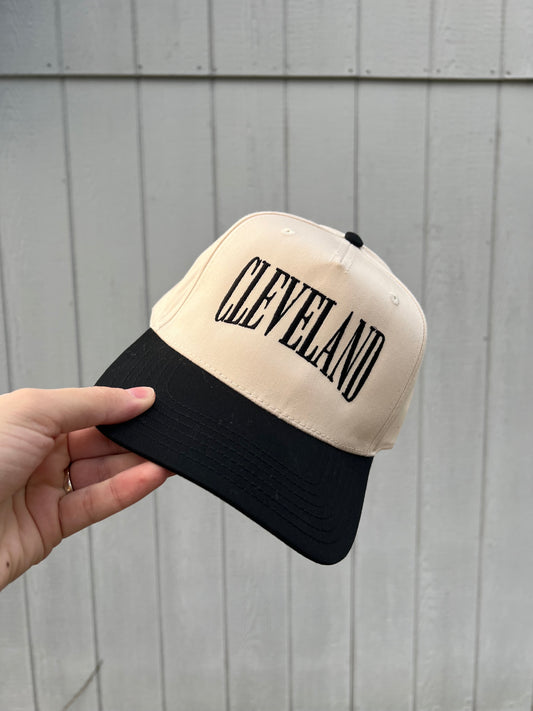 Black/Natural Cleveland Hat