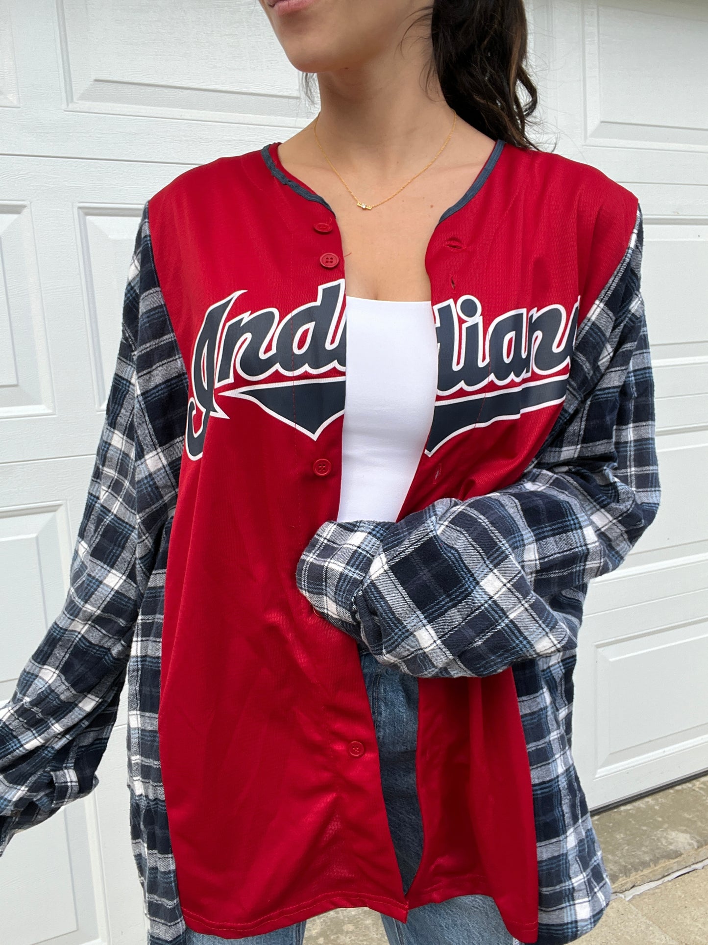 INDIANS JERSEY FLANNEL- Mercado