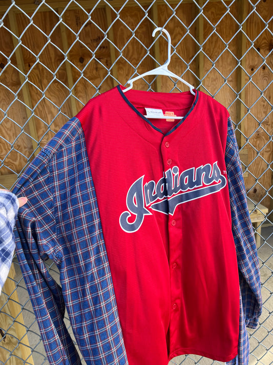 Santana #41 Jersey x Plaid Denim