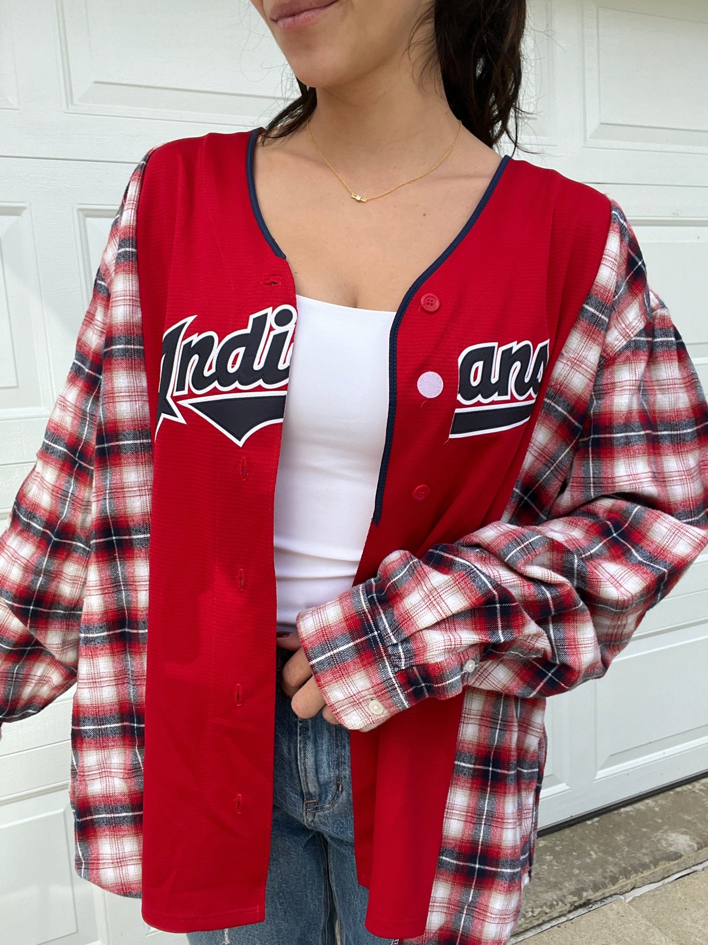 INDIANS JERSEY FLANNEL- Lindor