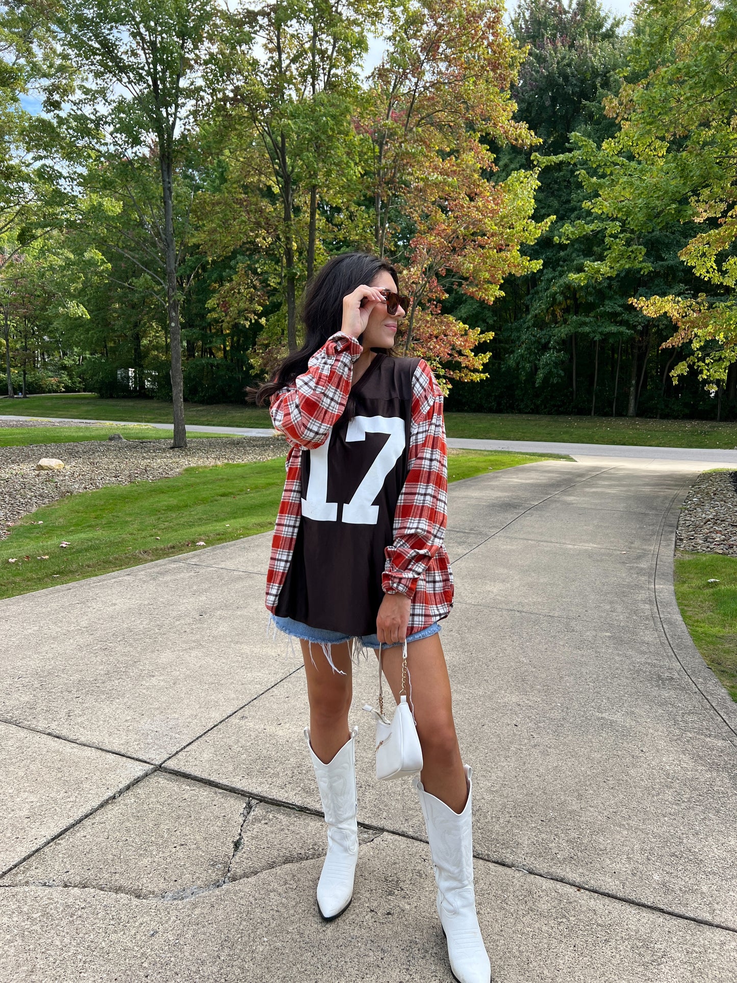 #17 BROWNS JERSEY X FLANNEL