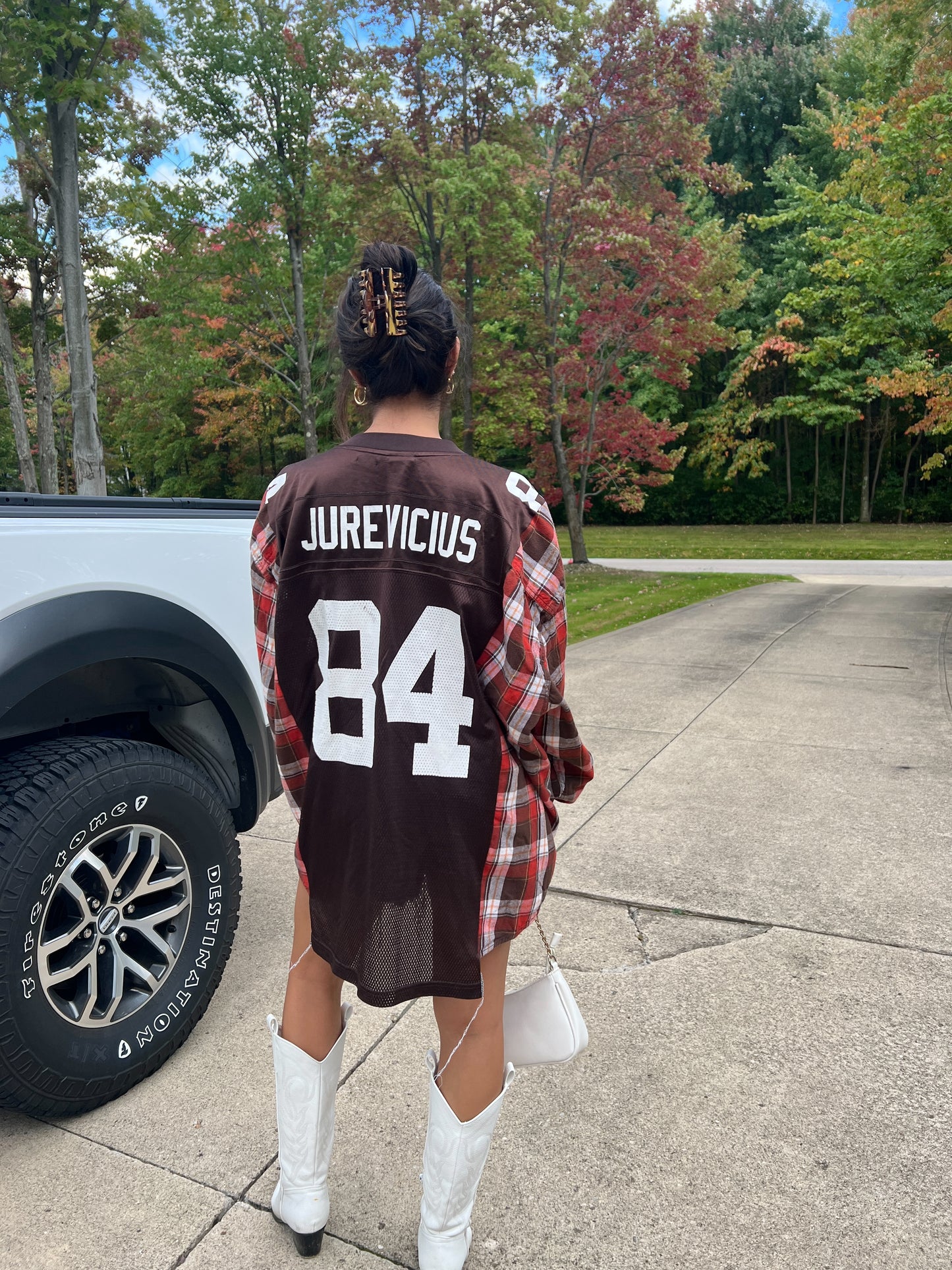 #84 BROWNS JERSEY X FLANNEL