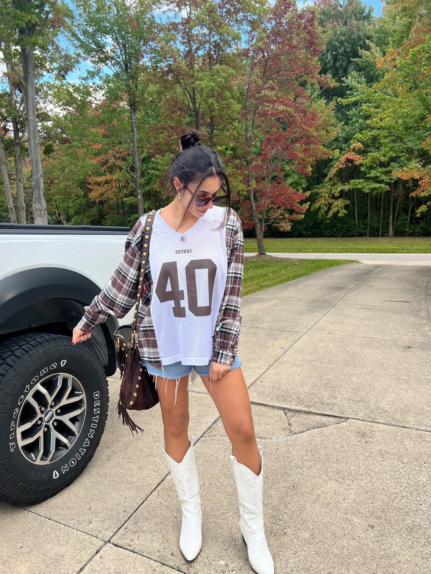 #40 Hillis BROWNS JERSEY X FLANNEL