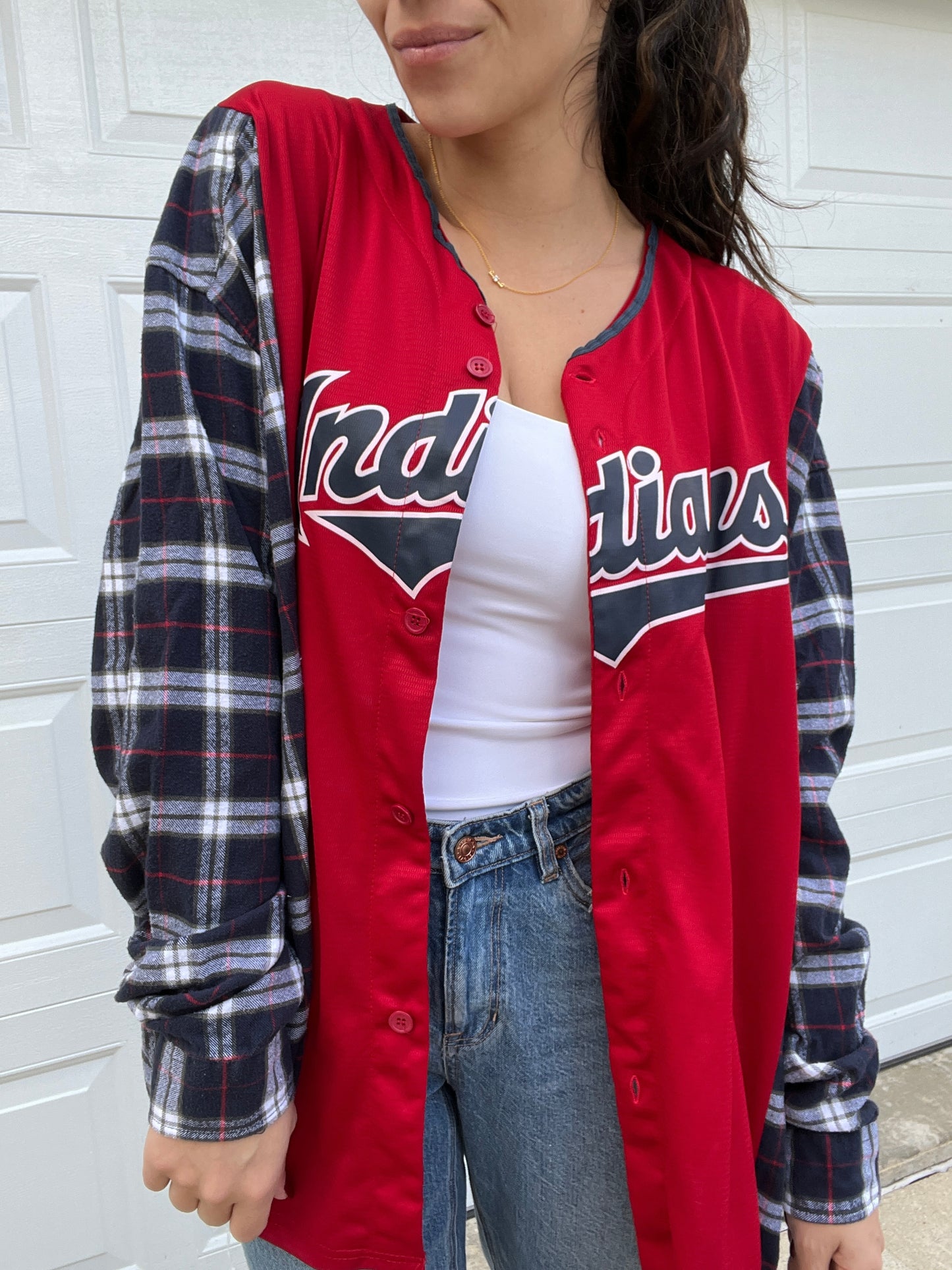 INDIANS JERSEY FLANNEL- Mercado