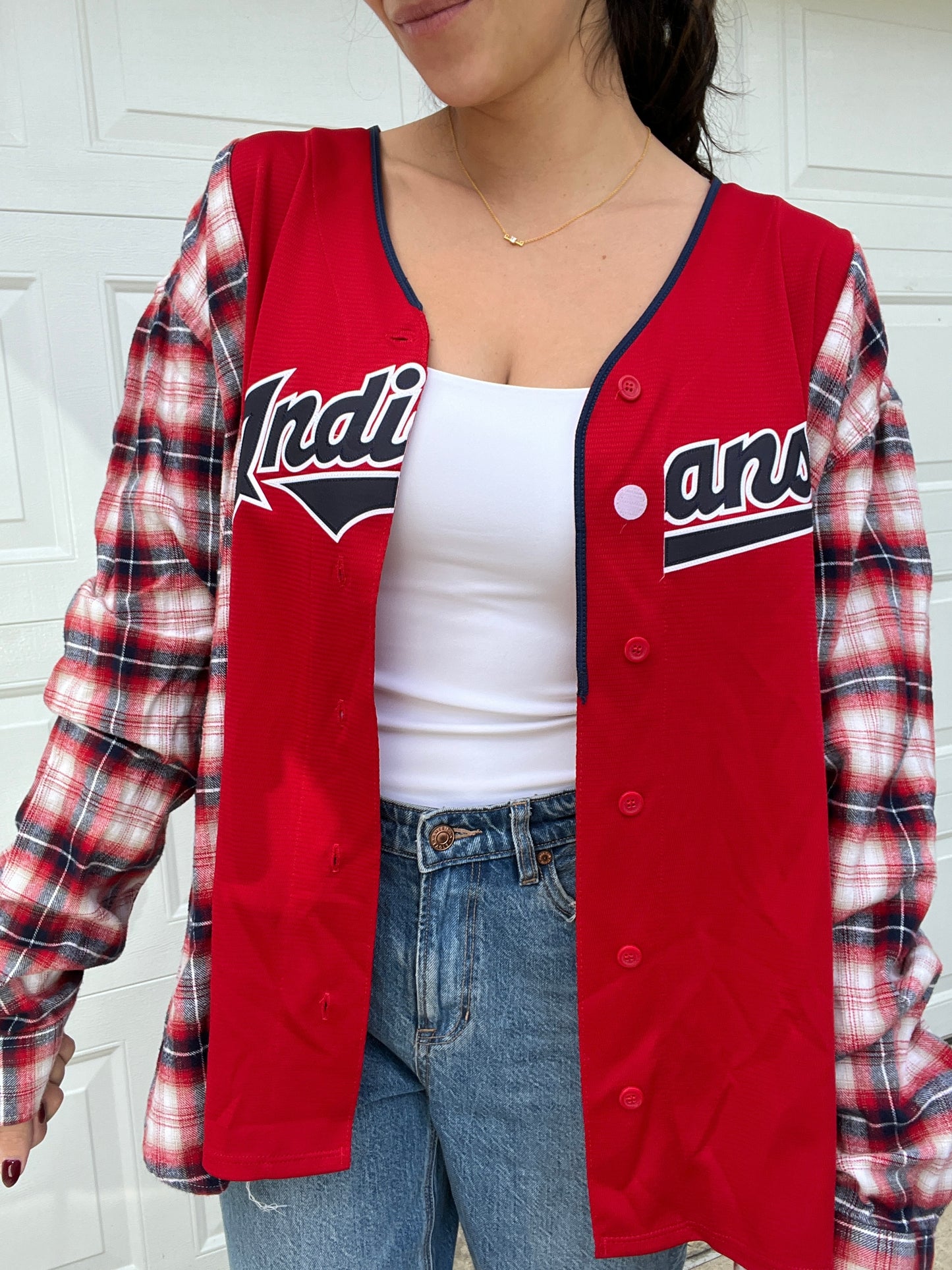 INDIANS JERSEY FLANNEL- Lindor