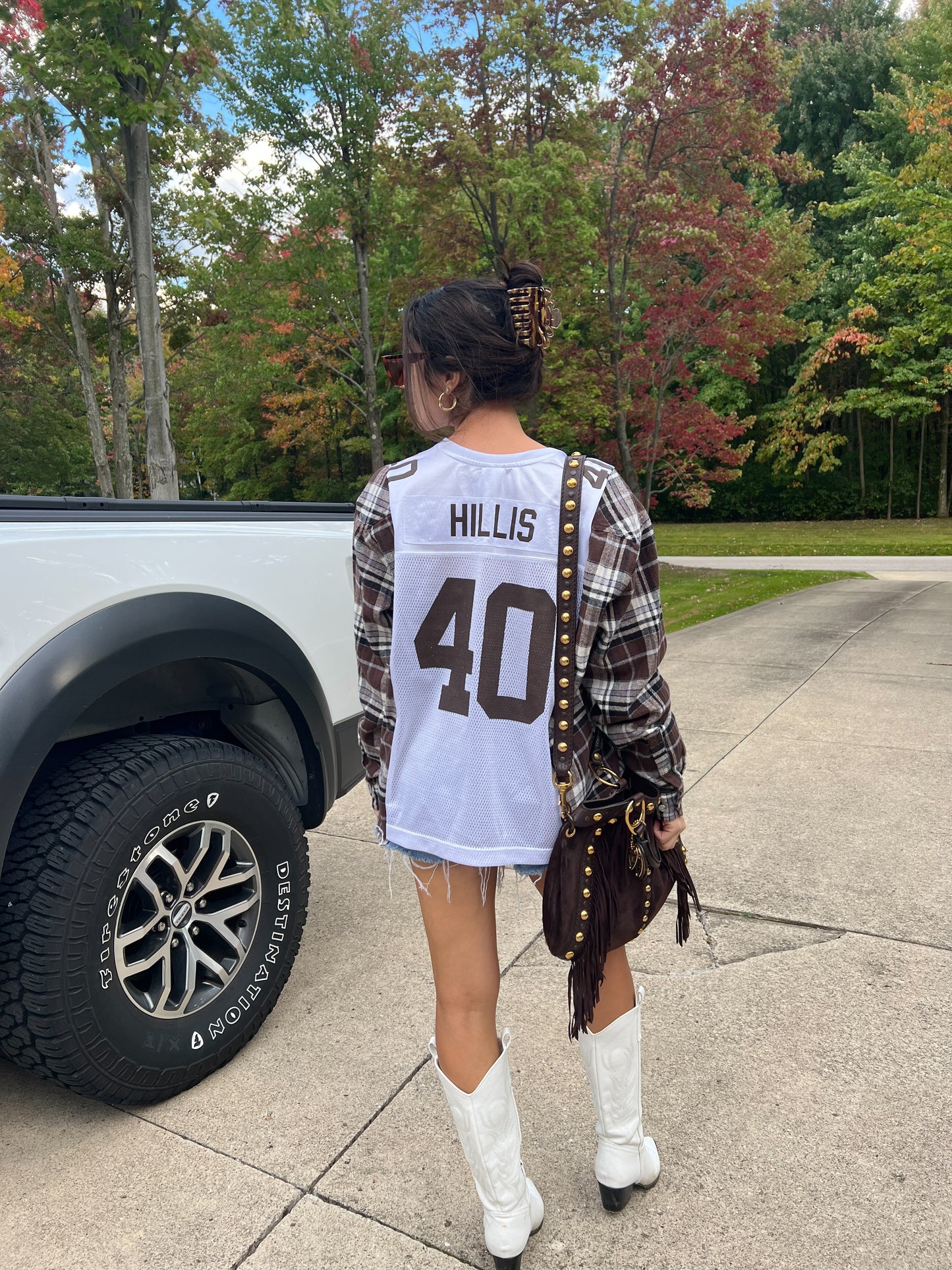 #40 Hillis BROWNS JERSEY X FLANNEL