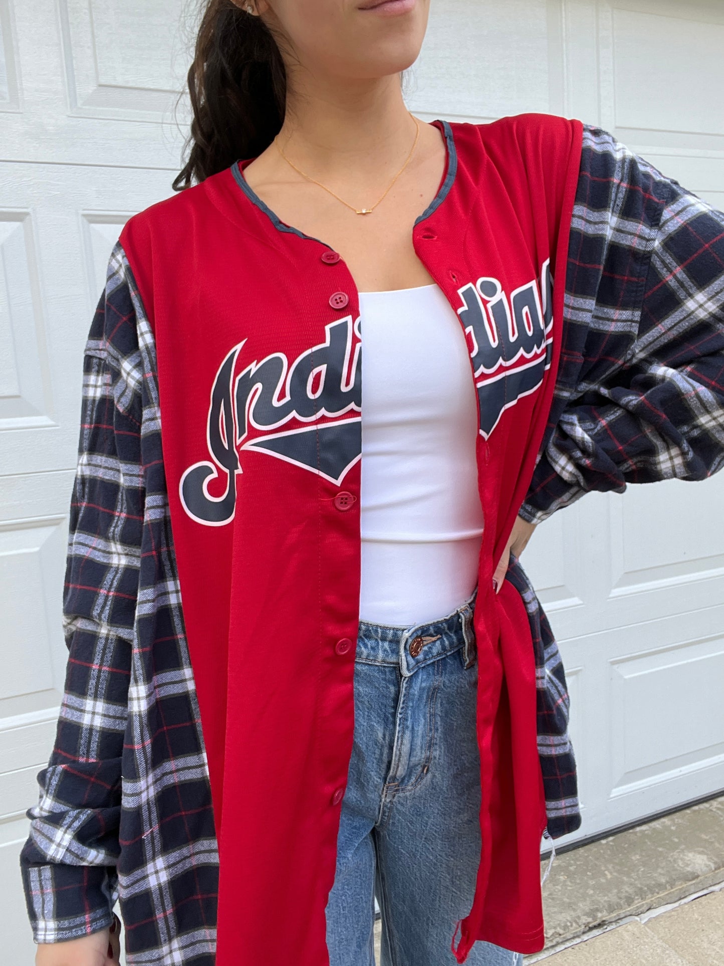 INDIANS JERSEY FLANNEL- Mercado