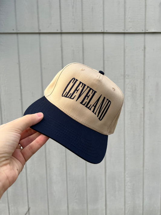 Navy/Khaki Cleveland Hat