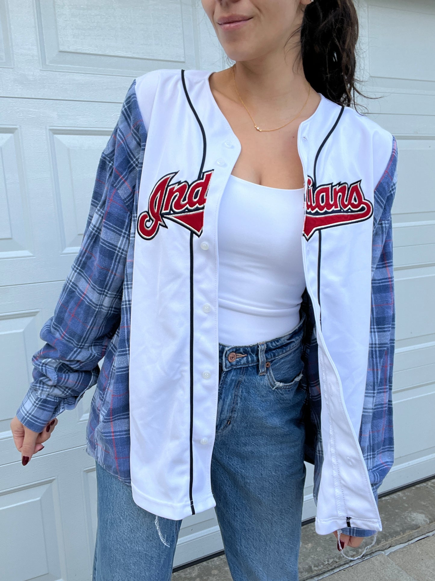 INDIANS JERSEY FLANNEL- SIZEMORE