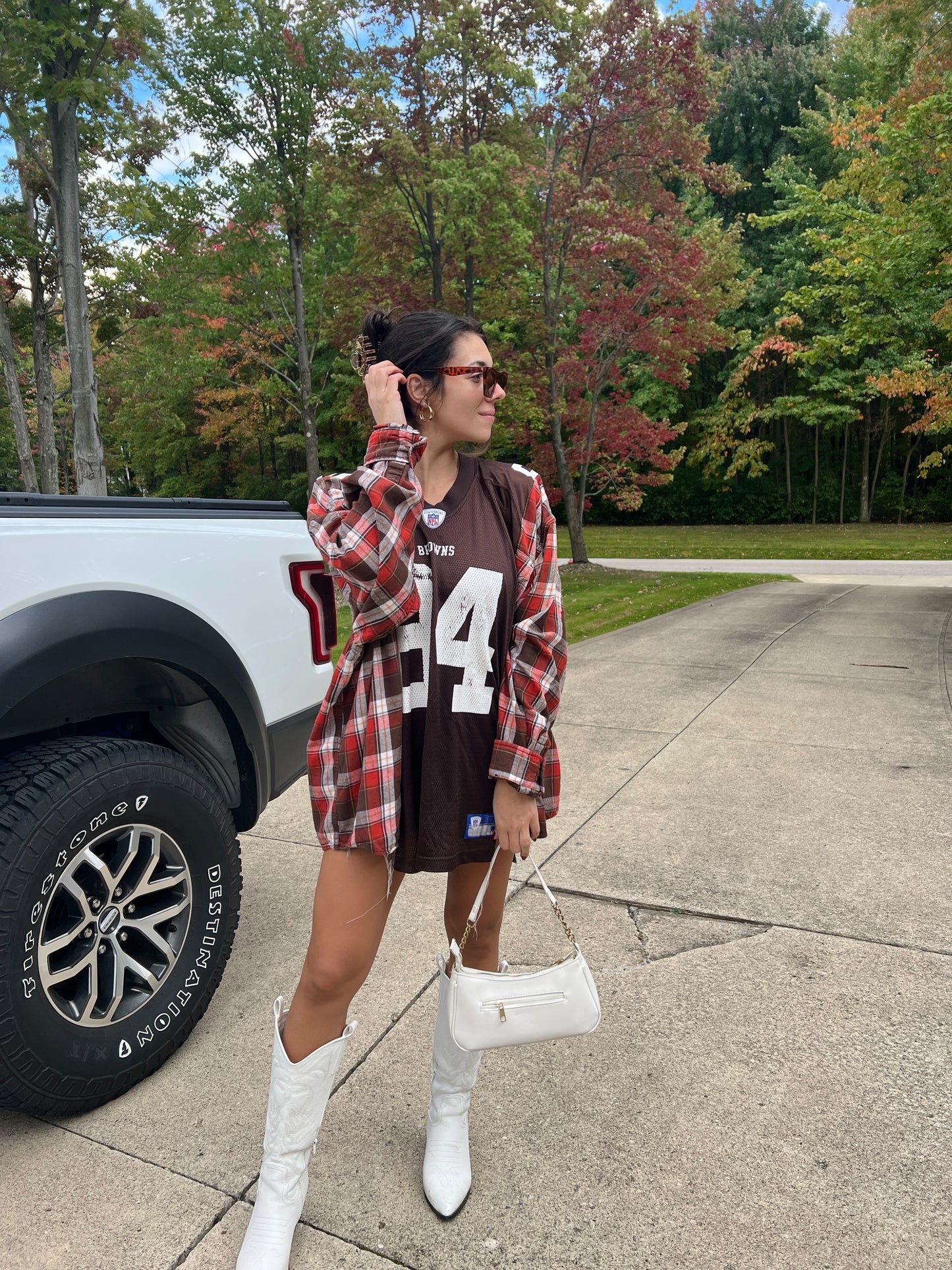 #84 BROWNS JERSEY X FLANNEL