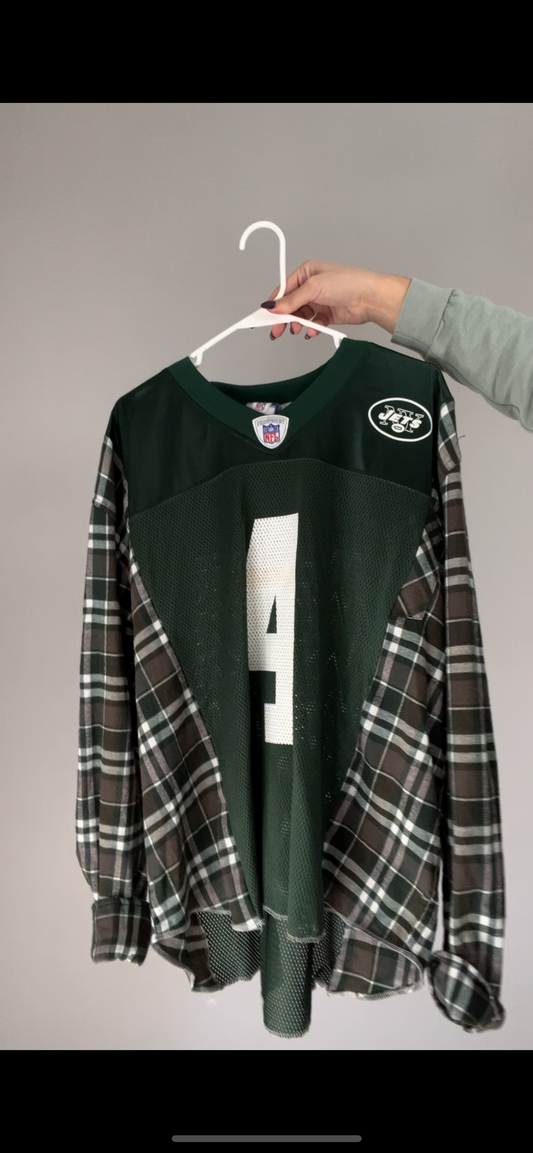 Story Sale- Jets Jersey Flannel