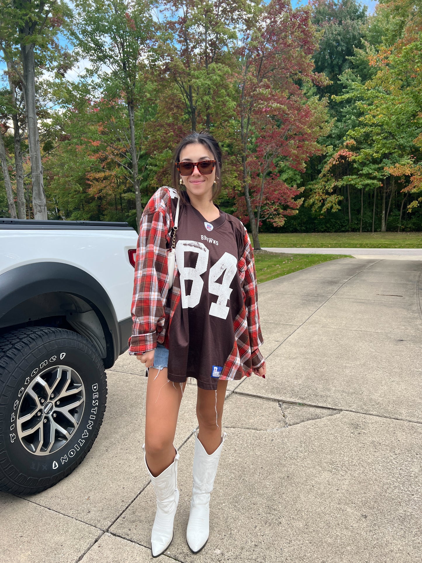 #84 BROWNS JERSEY X FLANNEL