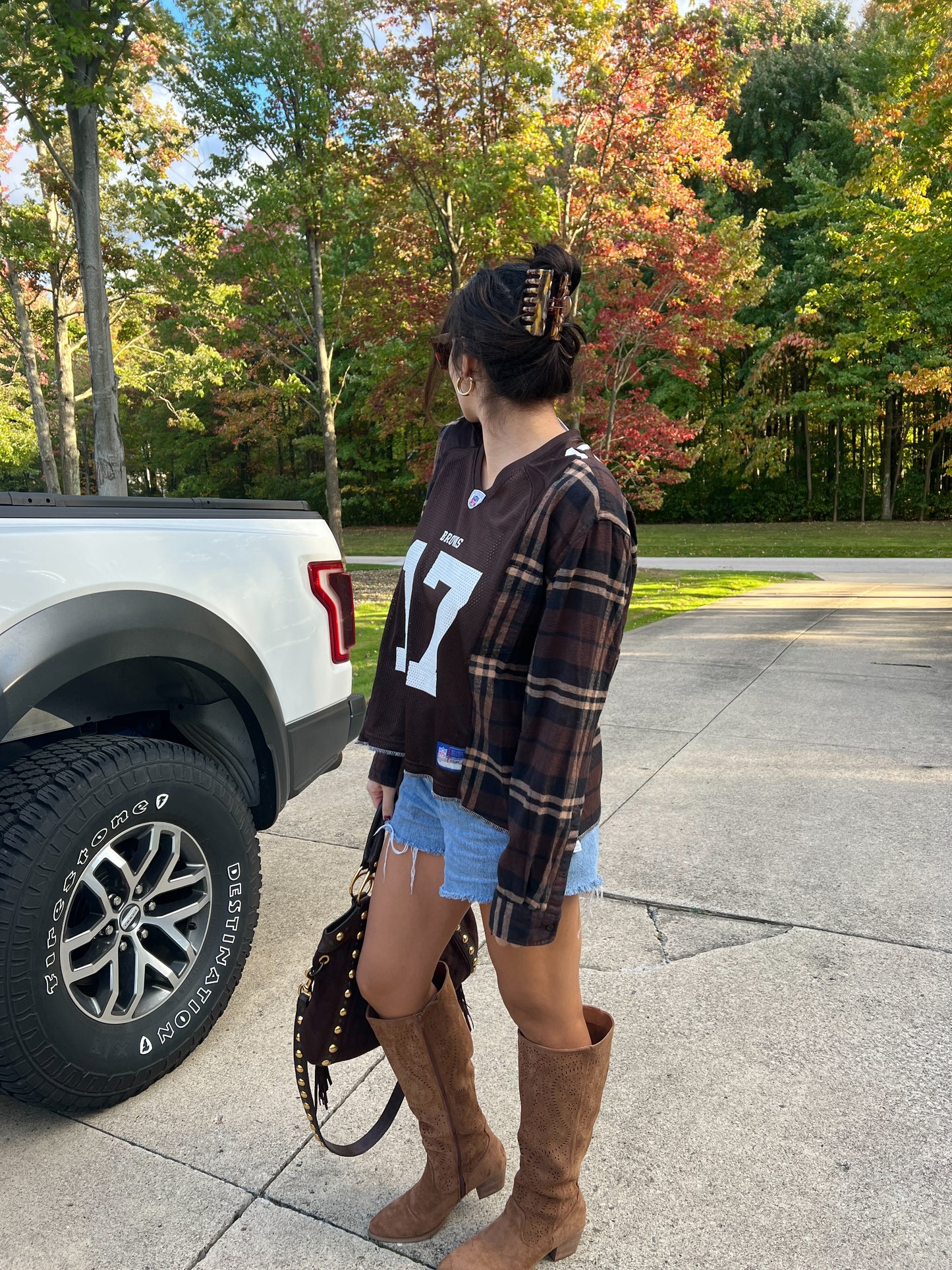 #17 BROWNS JERSEY X FLANNEL