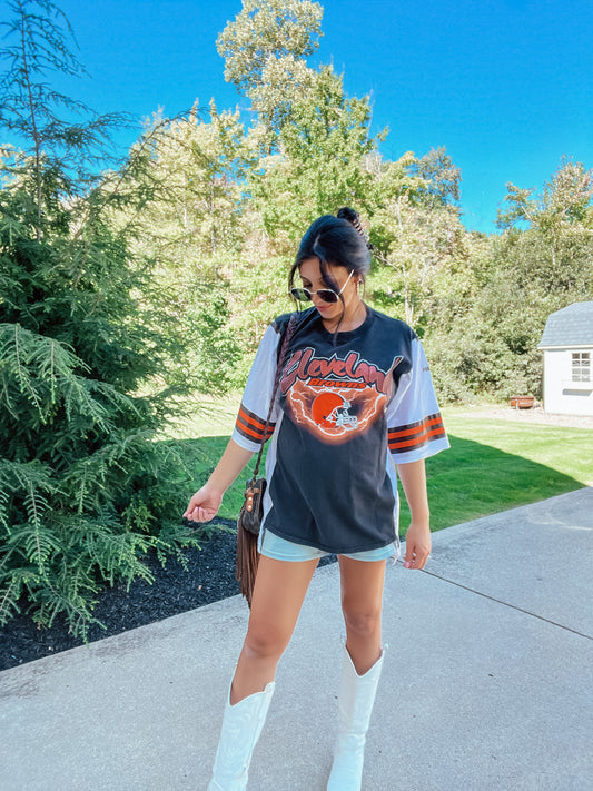 VINTAGE BROWNS TEE X JERSEY