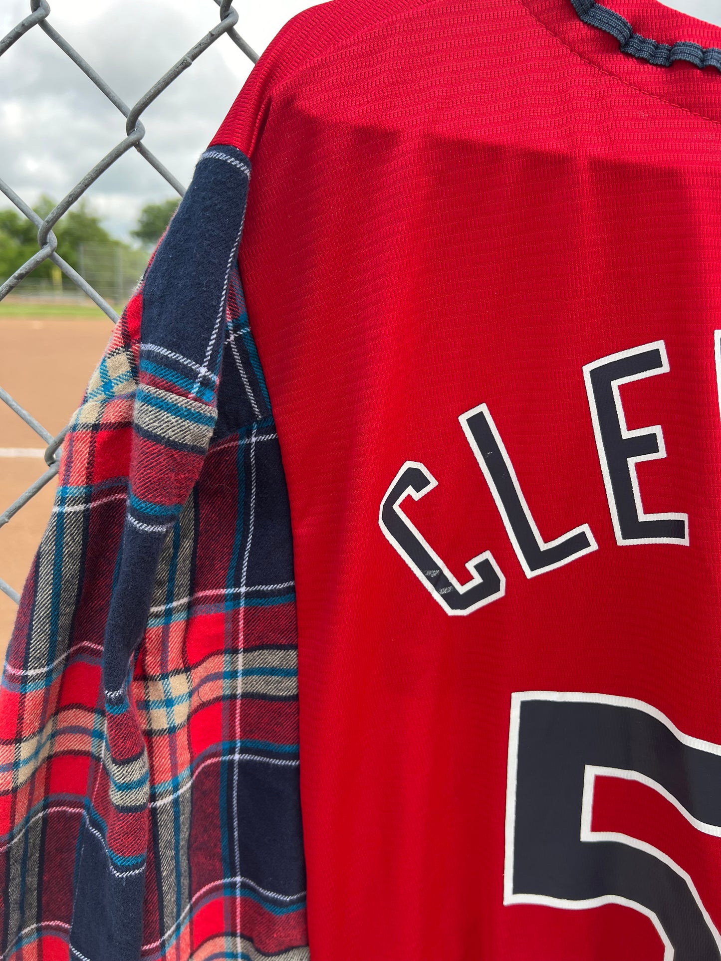 Clevinger #52 Patchwork Jersey Flannel