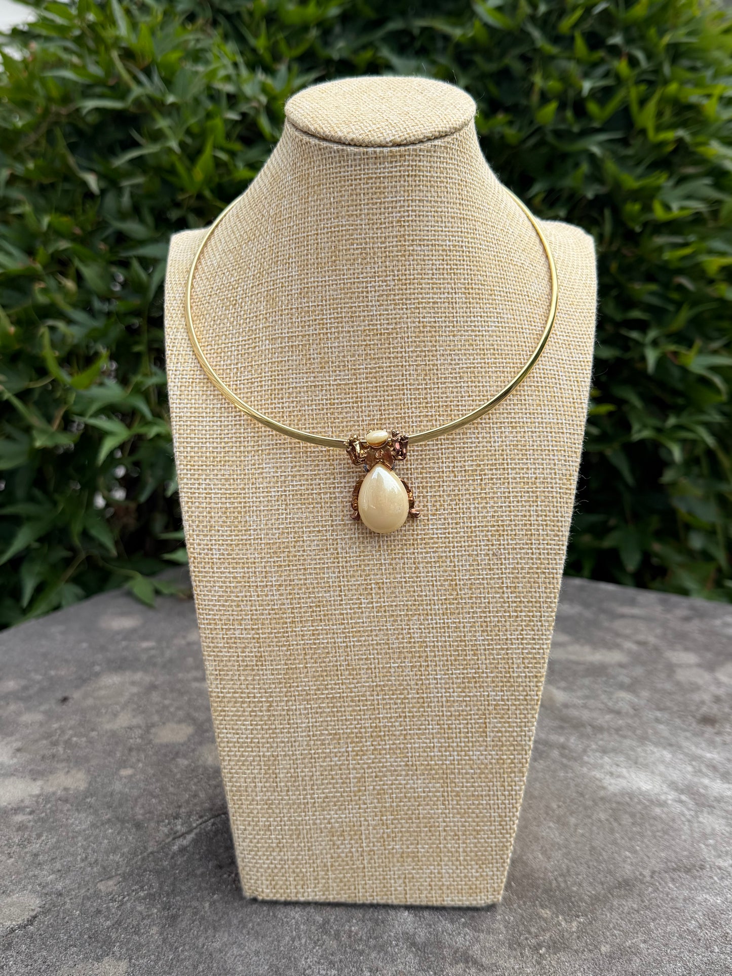 Beetle Vintage Pendant Necklace