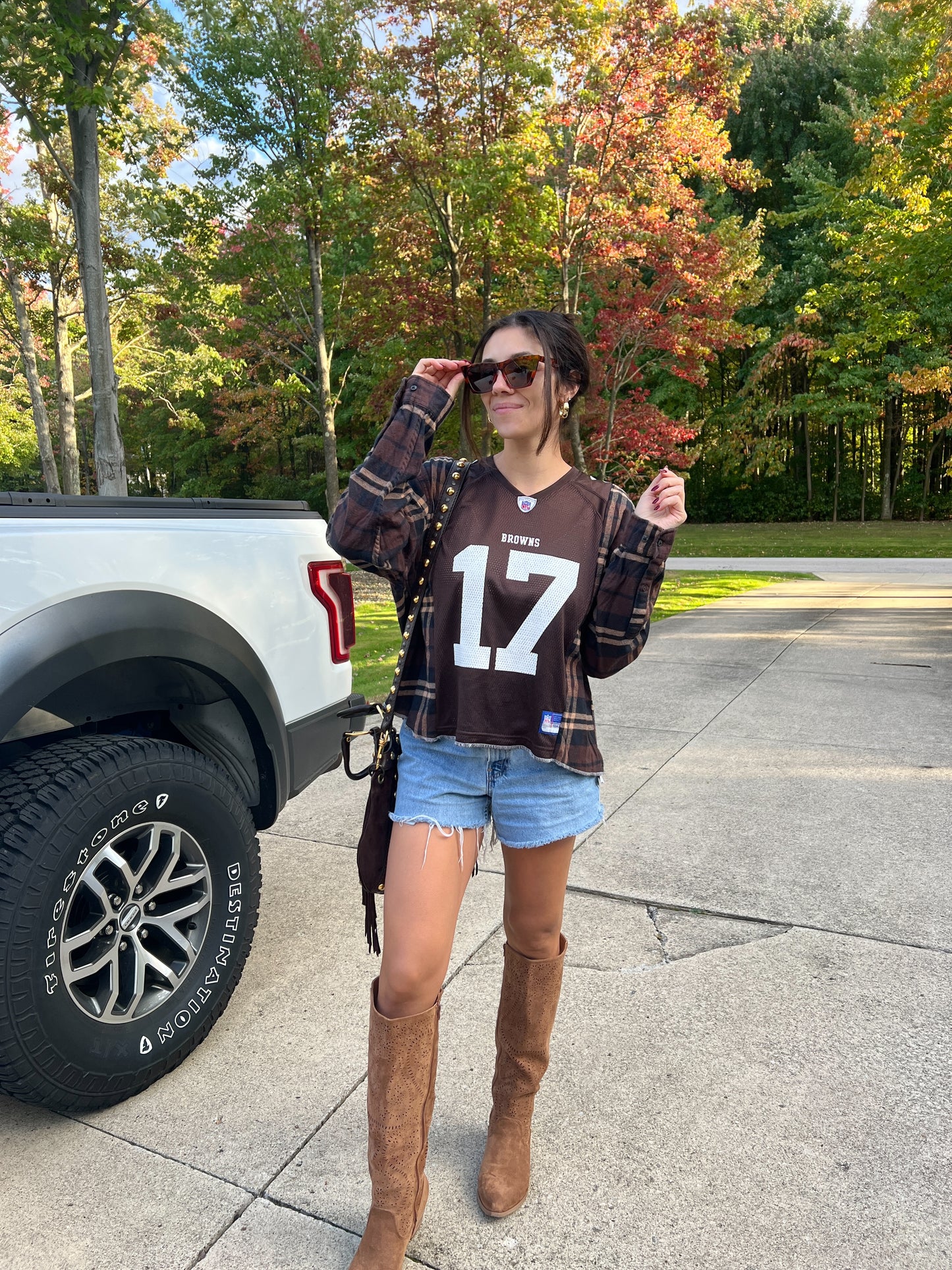 #17 BROWNS JERSEY X FLANNEL