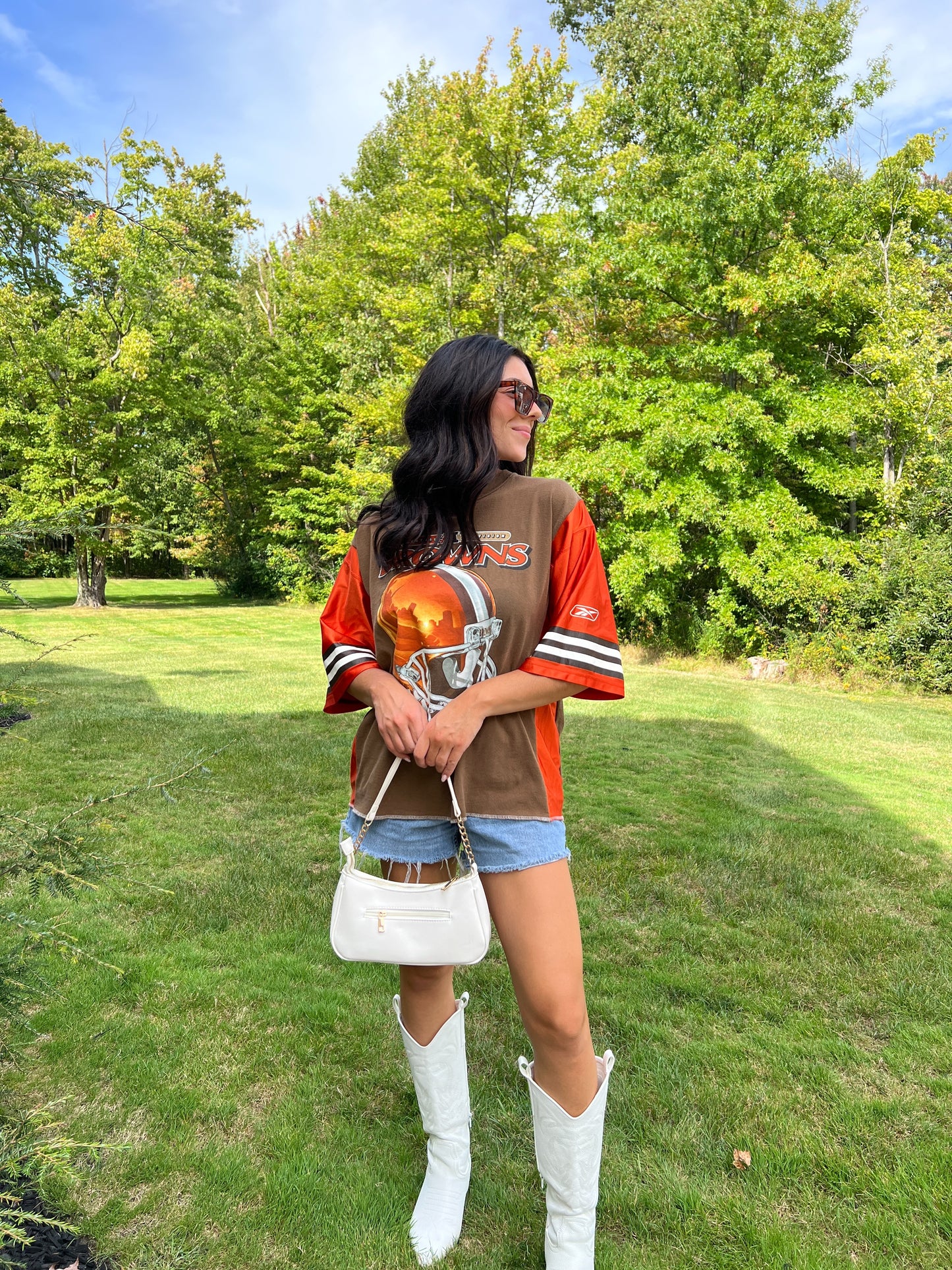 Brown/Orange Jersey Tee