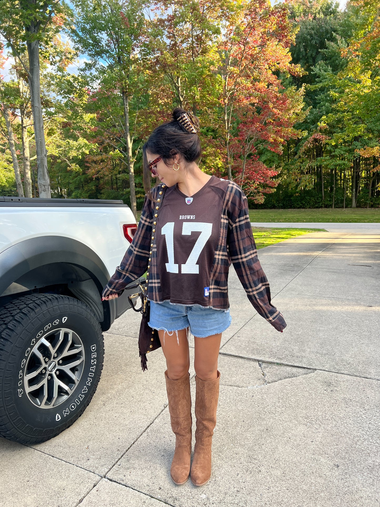 #17 BROWNS JERSEY X FLANNEL