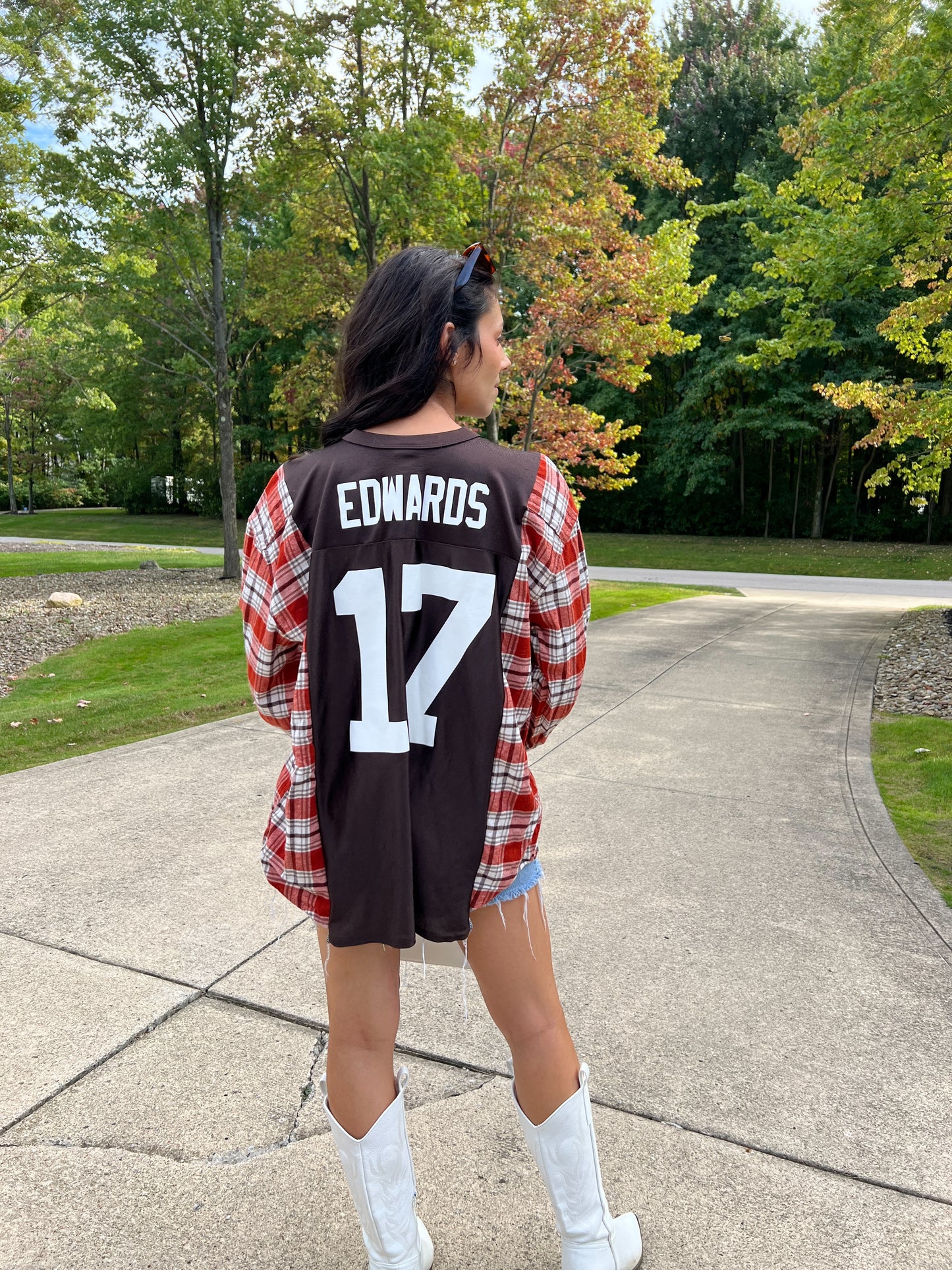 #17 BROWNS JERSEY X FLANNEL